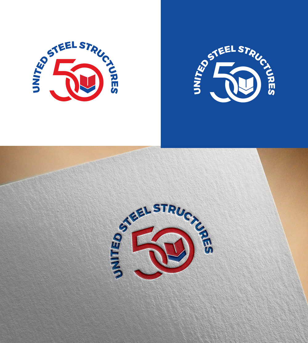 Logo Design by RA-bica for United Steel Structures, Inc.  | Design #37339368