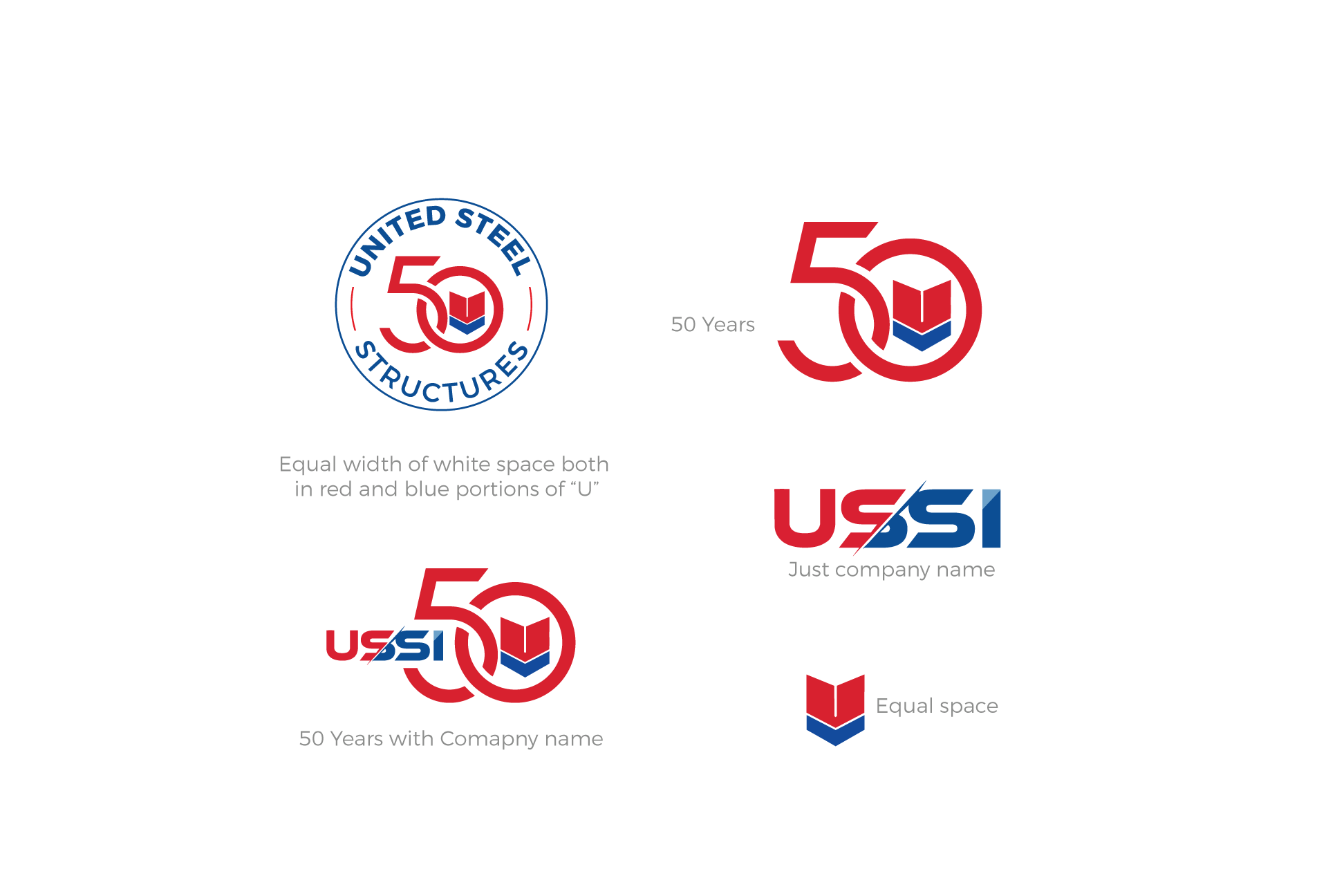 Logo Design by RA-bica for United Steel Structures, Inc.  | Design #37339965