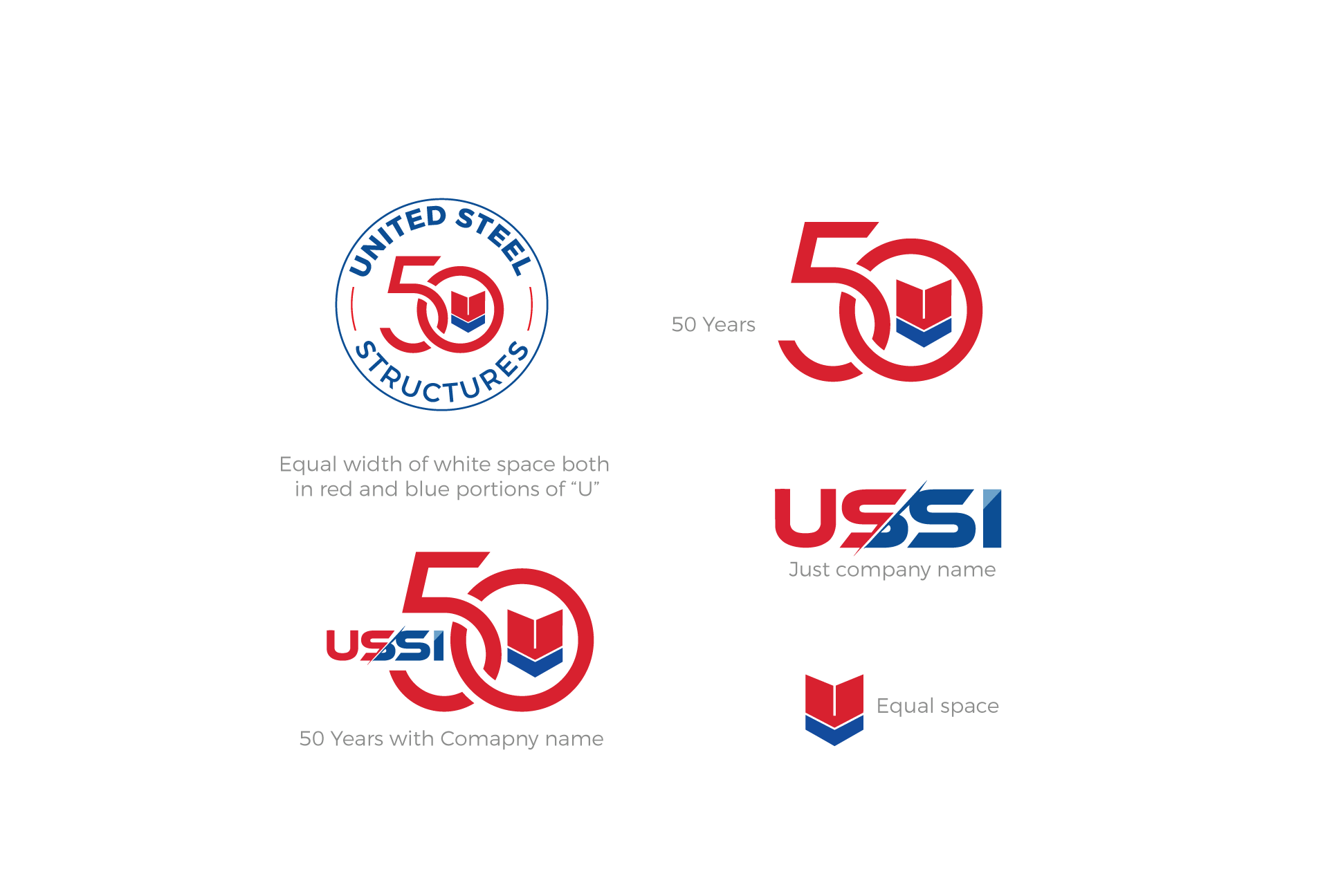 Logo Design by RA-bica for United Steel Structures, Inc.  | Design #37341057