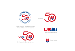 Logo Design by RA-bica for United Steel Structures, Inc.  | Design: #37341057