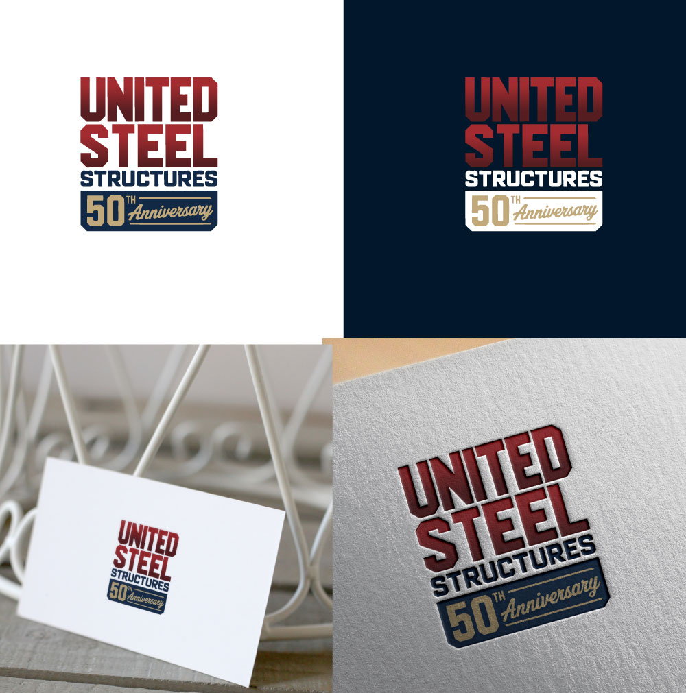 Logo Design by Jonshonkal for United Steel Structures, Inc.  | Design #37273470