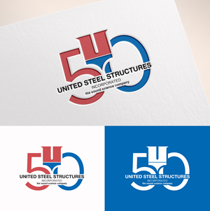 Logo Design by M Art & Design for United Steel Structures, Inc.  | Design: #37267895