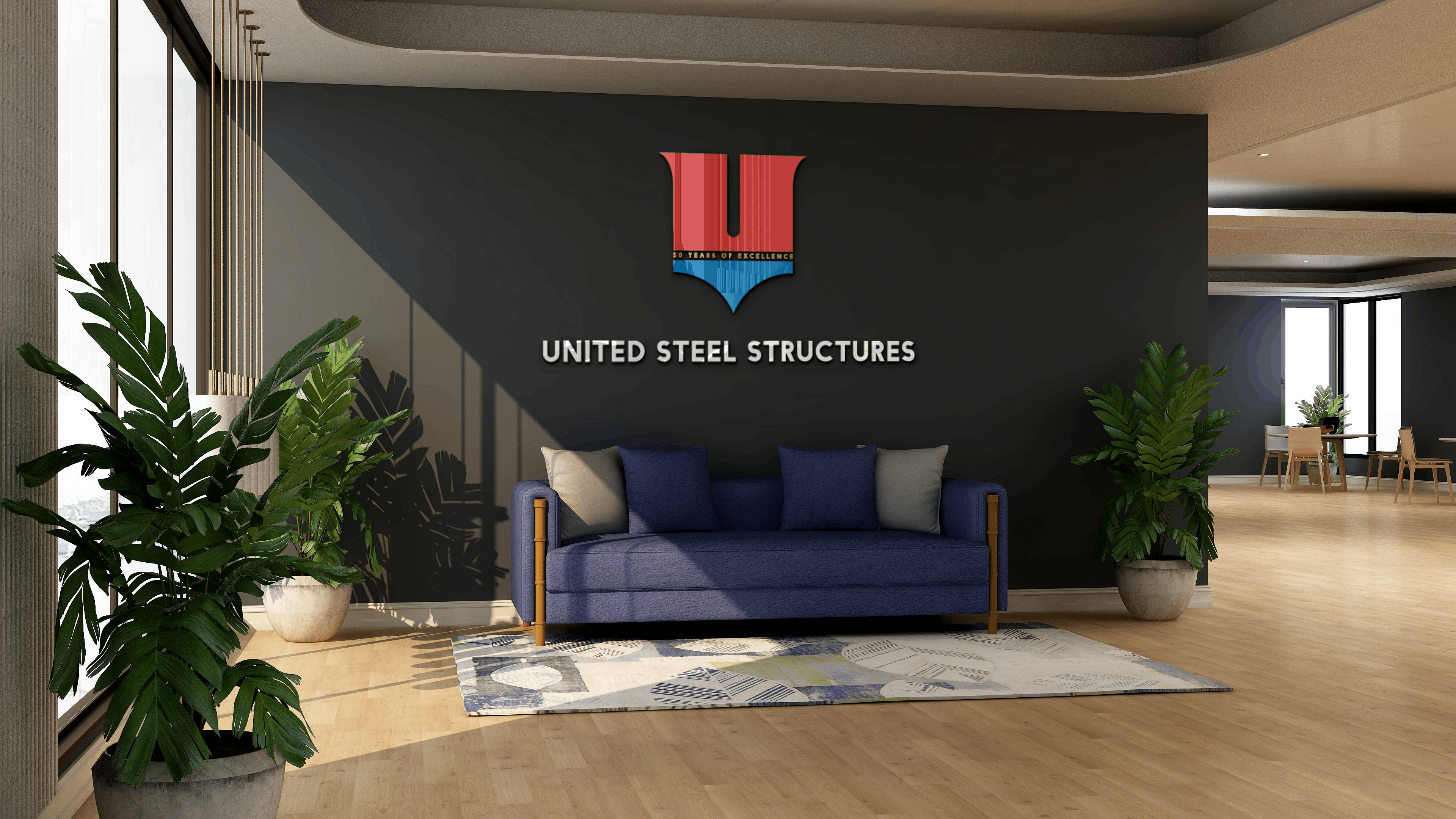 Logo Design by Tube light for United Steel Structures, Inc.  | Design #37287602