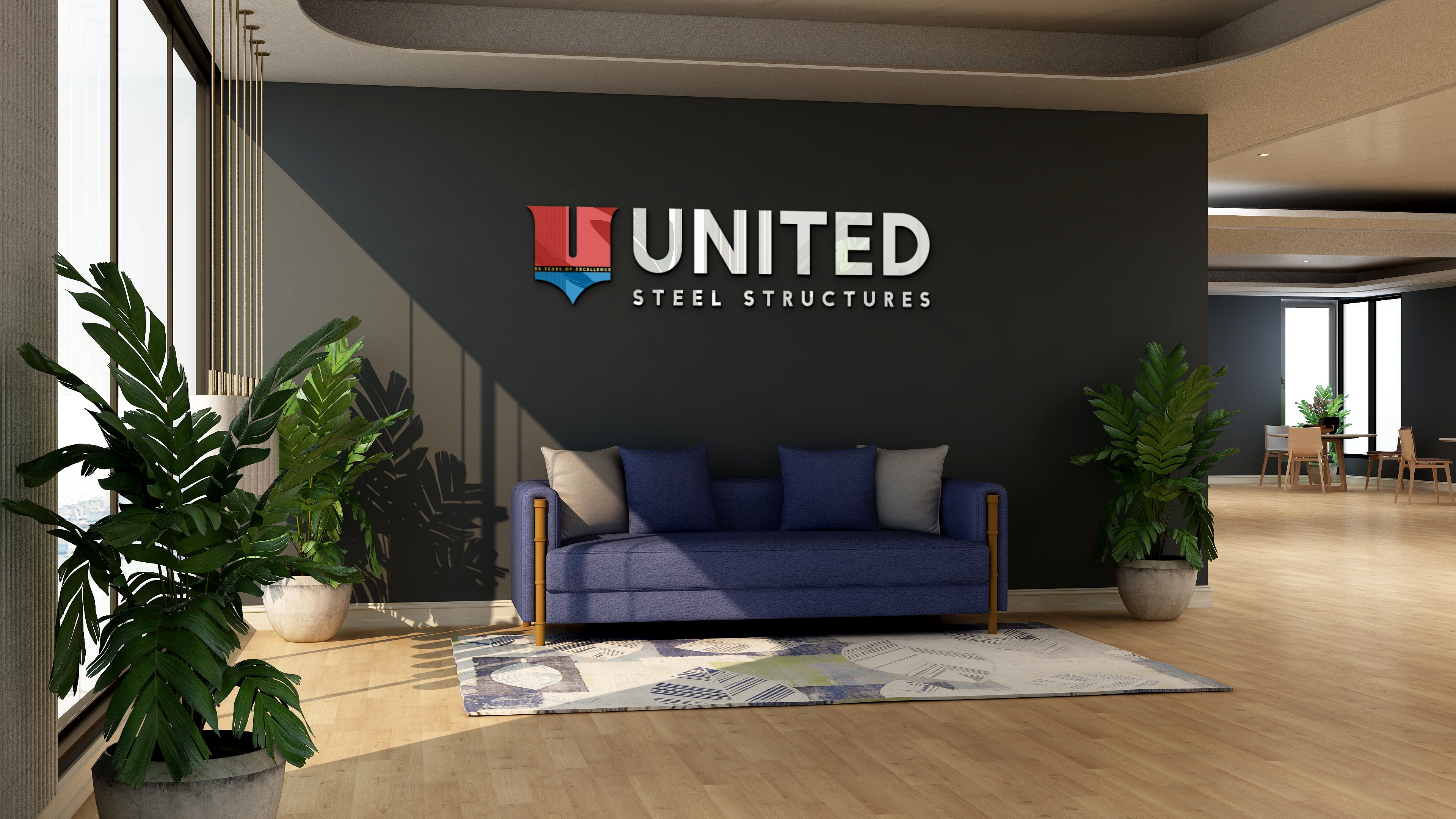 Logo Design by Tube light for United Steel Structures, Inc.  | Design #37287672