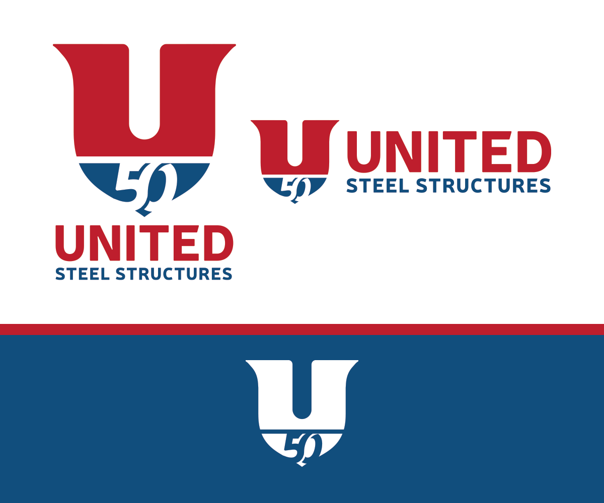 Logo Design by Cavender Studio for United Steel Structures, Inc.  | Design #37269707