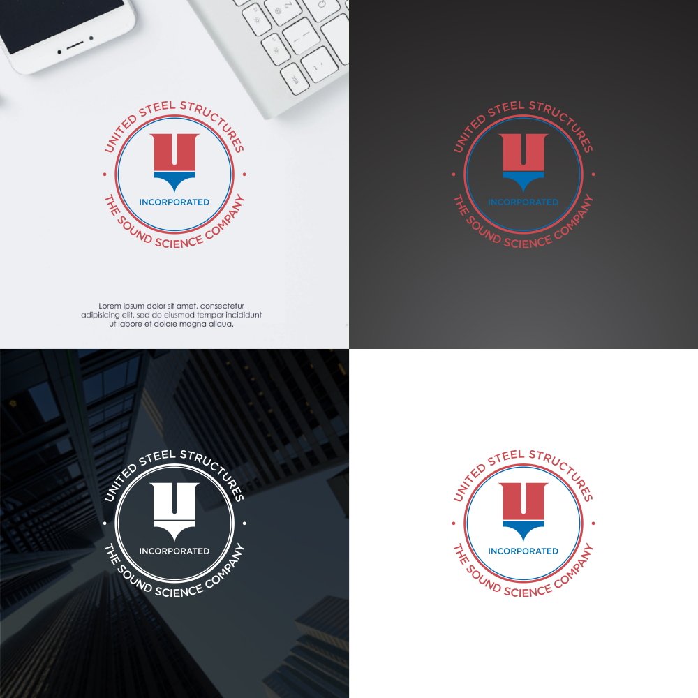 Logo Design by MK_STD for United Steel Structures, Inc.  | Design #37273954