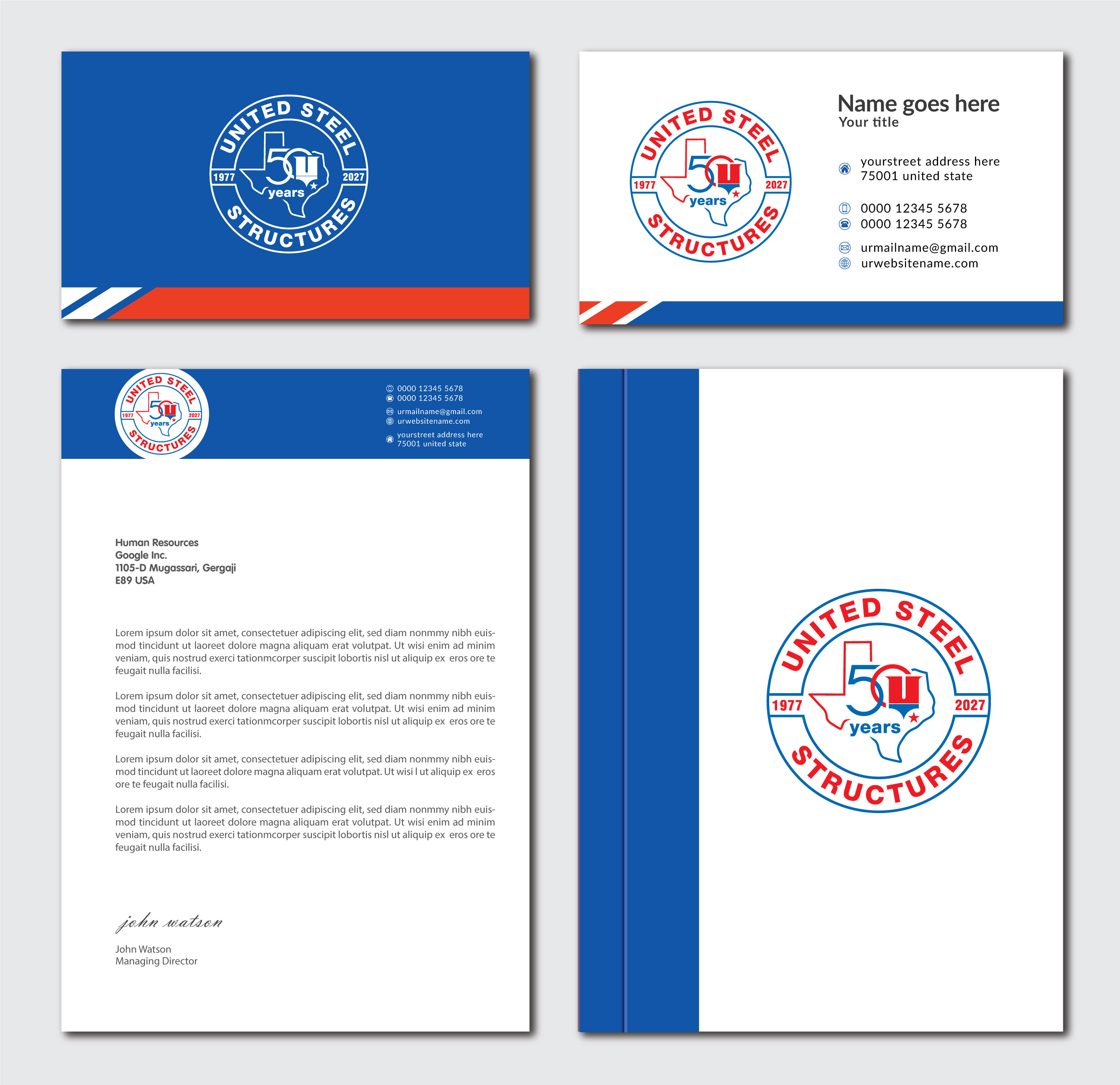 Logo Design by musa-fir for United Steel Structures, Inc.  | Design #37301012