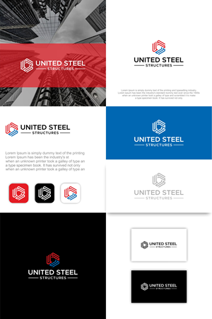 Logo Design by Stone Black for United Steel Structures, Inc.  | Design: #37274245