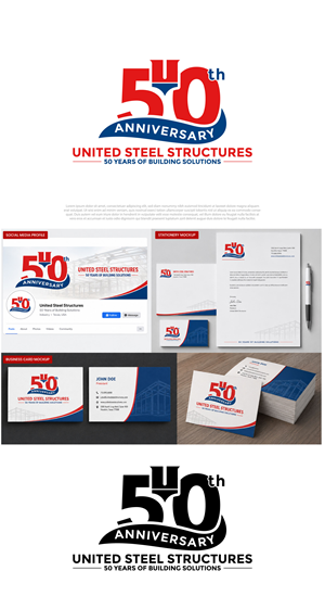 Logo Design by aexoagency for United Steel Structures, Inc.  | Design: #37267796