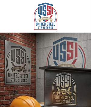 Logo Design by saher khan 2 for United Steel Structures, Inc.  | Design: #37267889