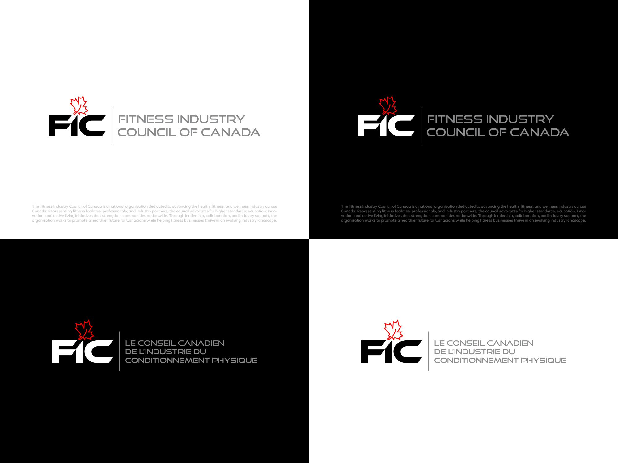Diseño de Logo por COLOUR CREATIVE para Fitness Industry Council of Canada | Diseño #37287711