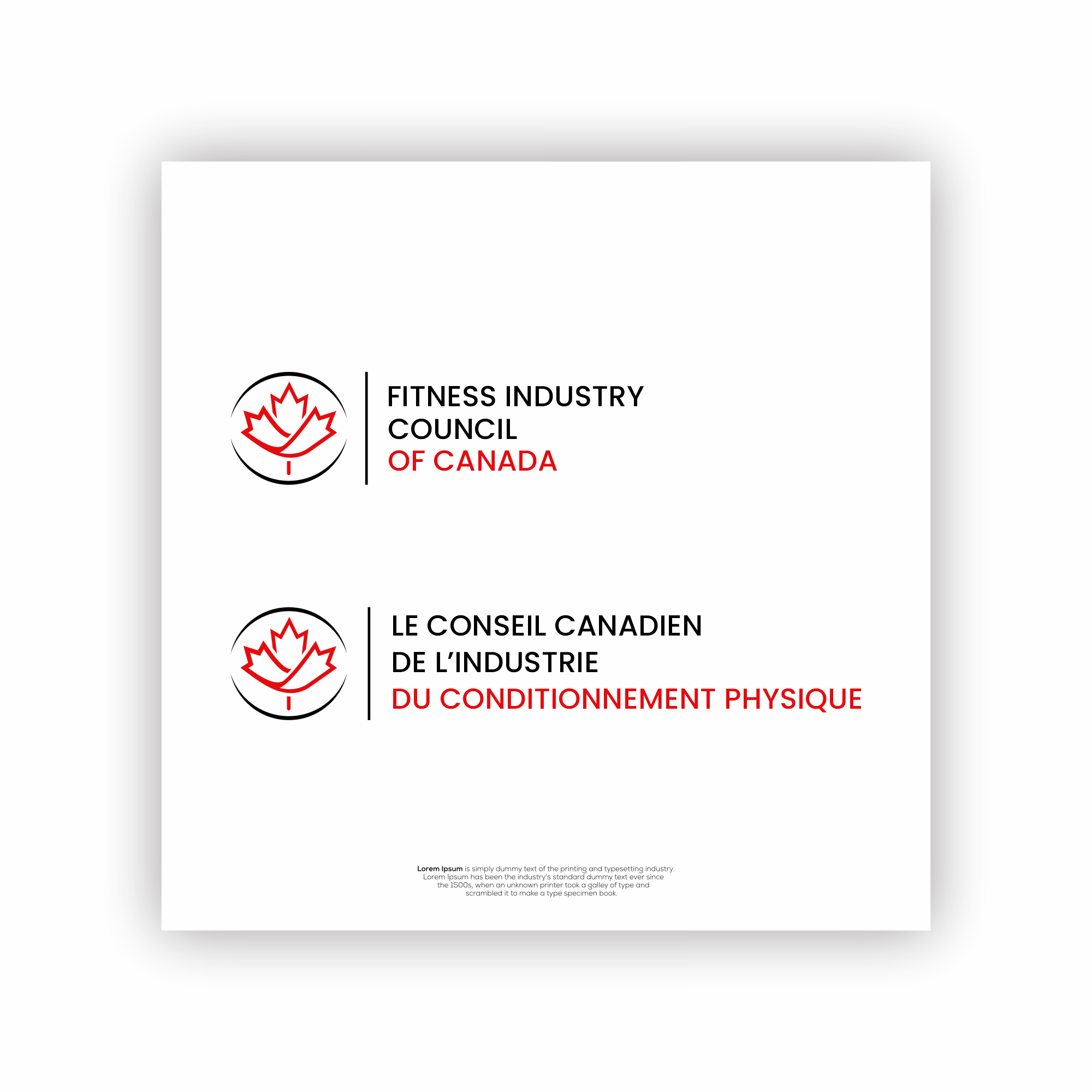 Logo Design by BabyMonster76 for Fitness Industry Council of Canada | Design #37270876