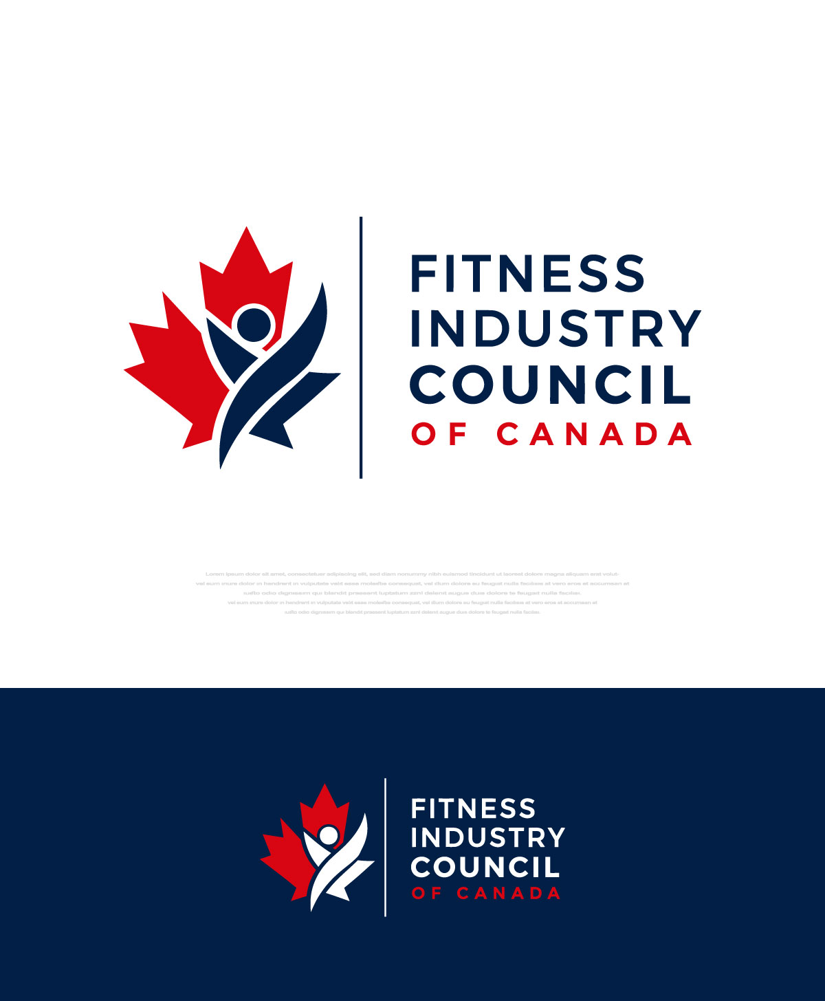 Logo Design by Nuvix for Fitness Industry Council of Canada | Design #37266171