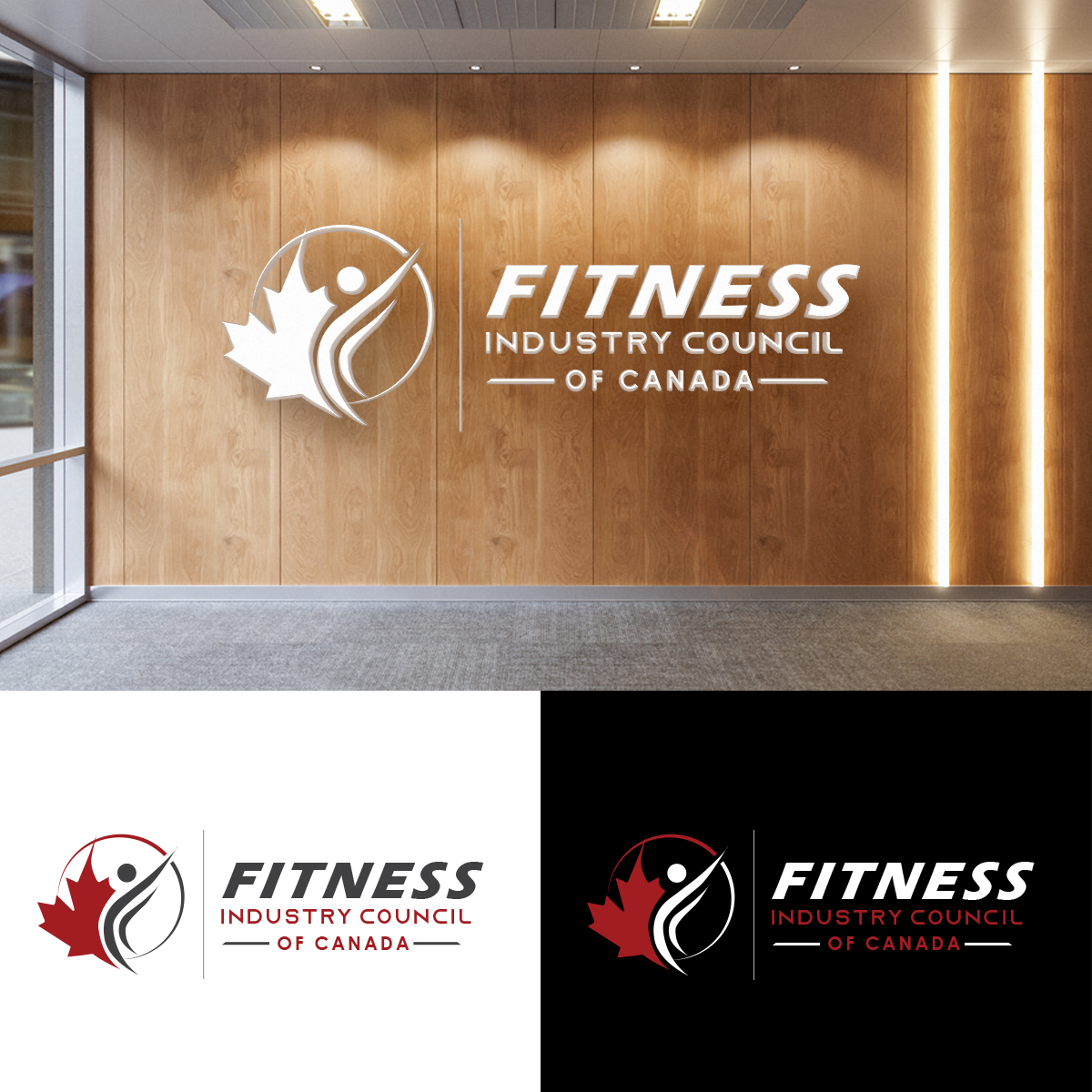 Diseño de Logo por Creative Jiniya para Fitness Industry Council of Canada | Diseño #37279816