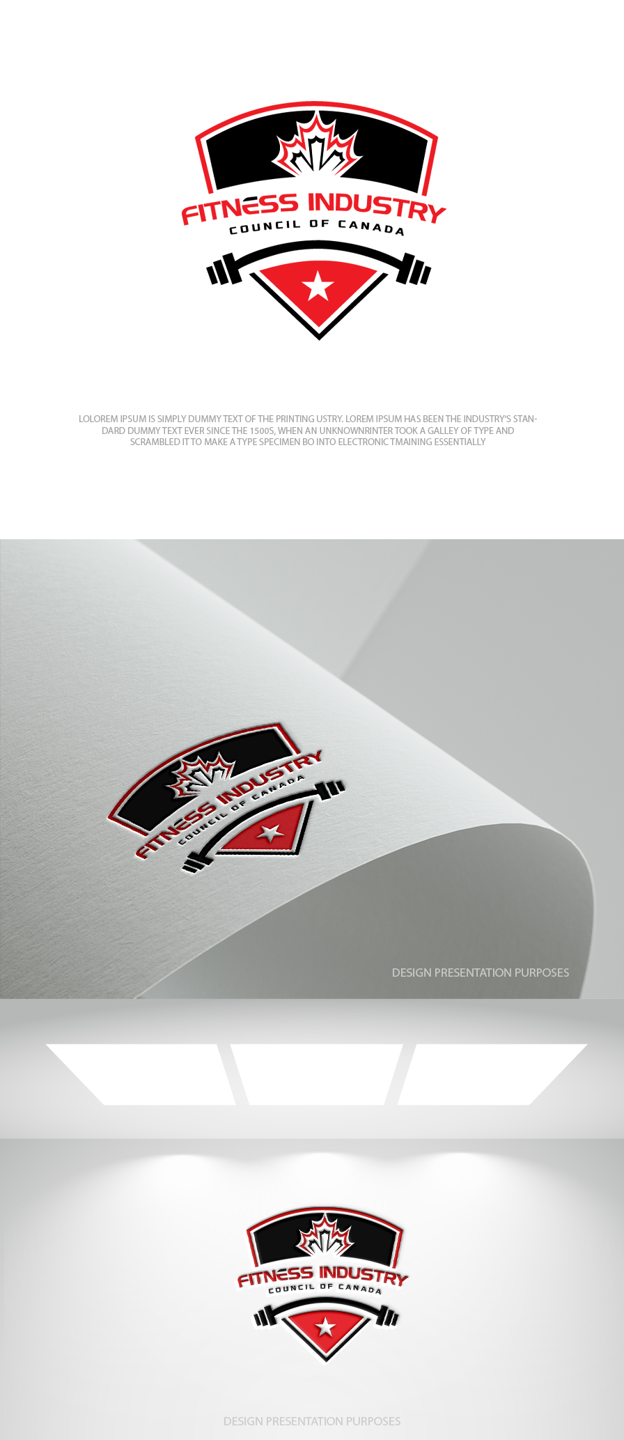 Diseño de Logo por zebronicgraphic para Fitness Industry Council of Canada | Diseño #37269405