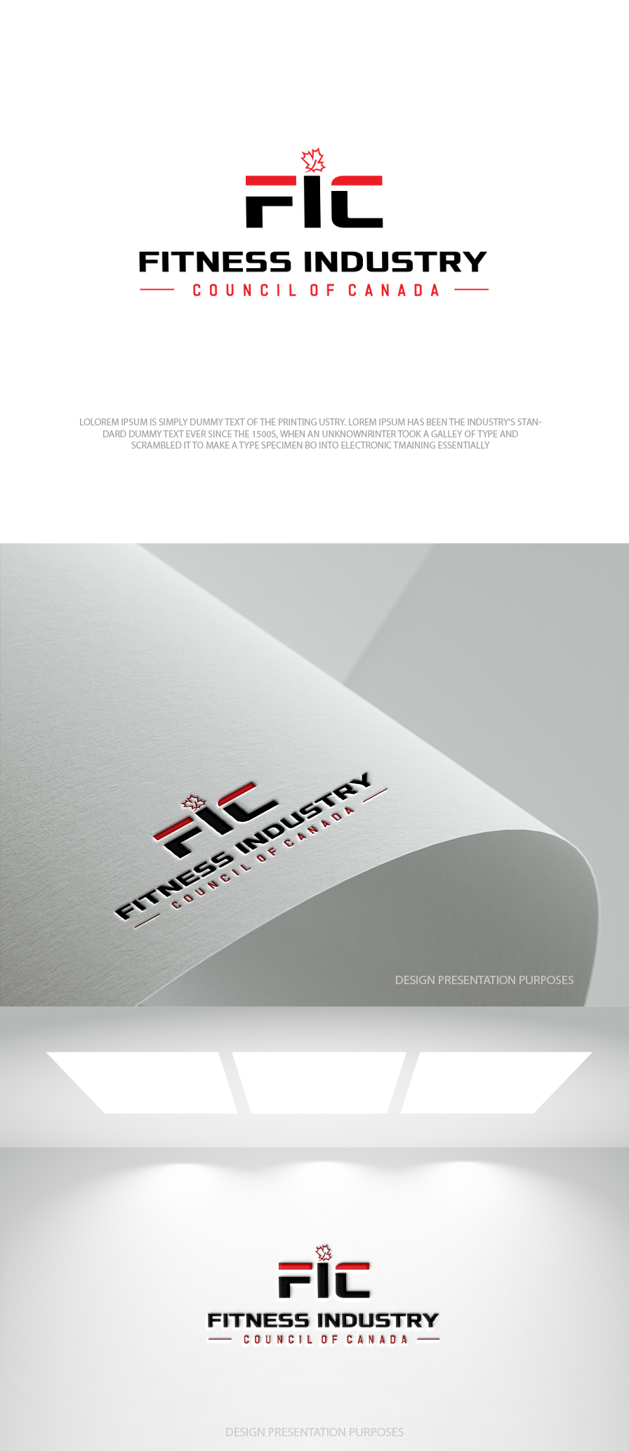 Diseño de Logo por zebronicgraphic para Fitness Industry Council of Canada | Diseño #37269406
