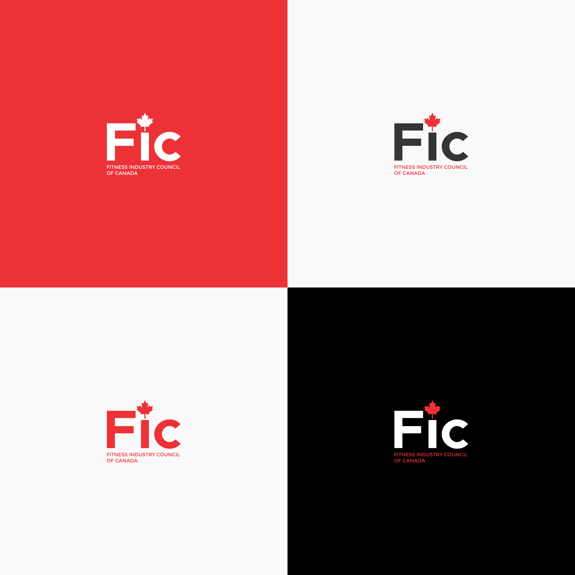 Logo Design by Jozjozan.Std™ for Fitness Industry Council of Canada | Design #37282782