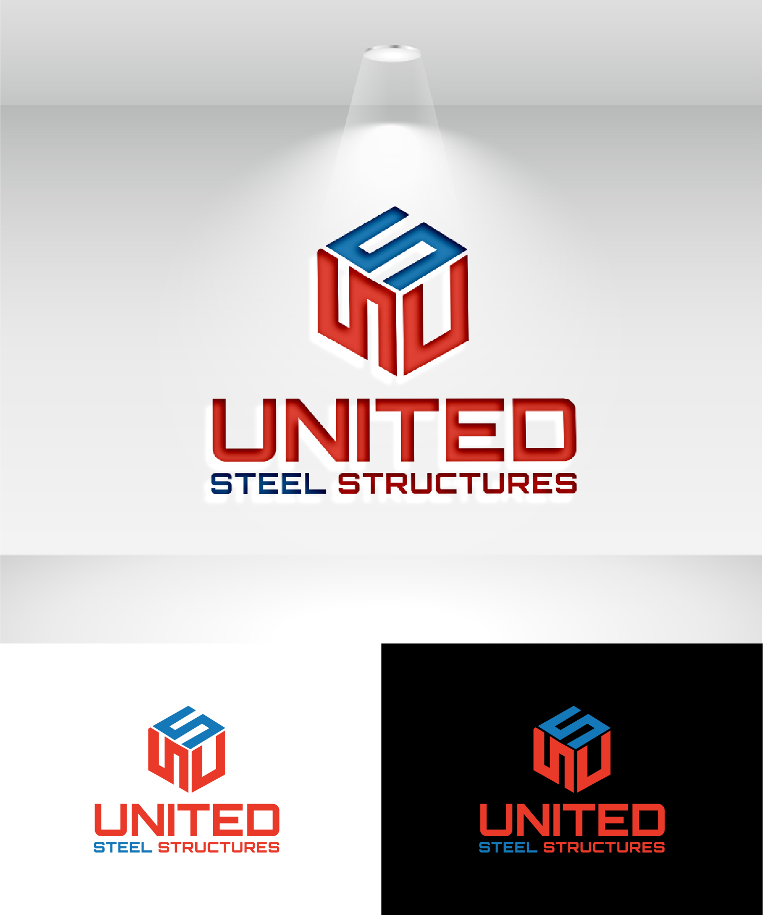 Logo Design by S.H Designs for United Steel Structures, Inc.  | Design #37268872