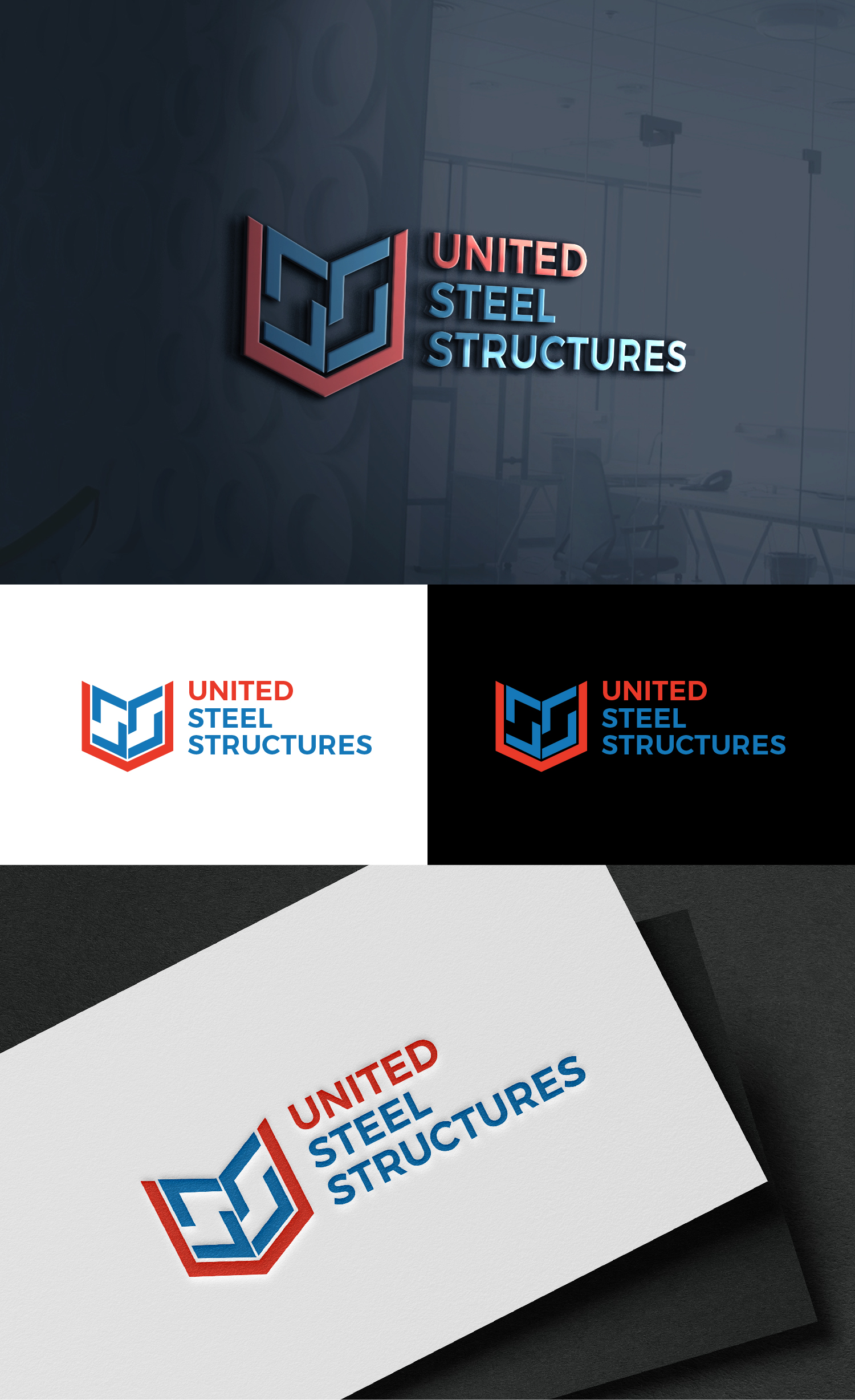 Logo Design by S.H Designs for United Steel Structures, Inc.  | Design #37268874