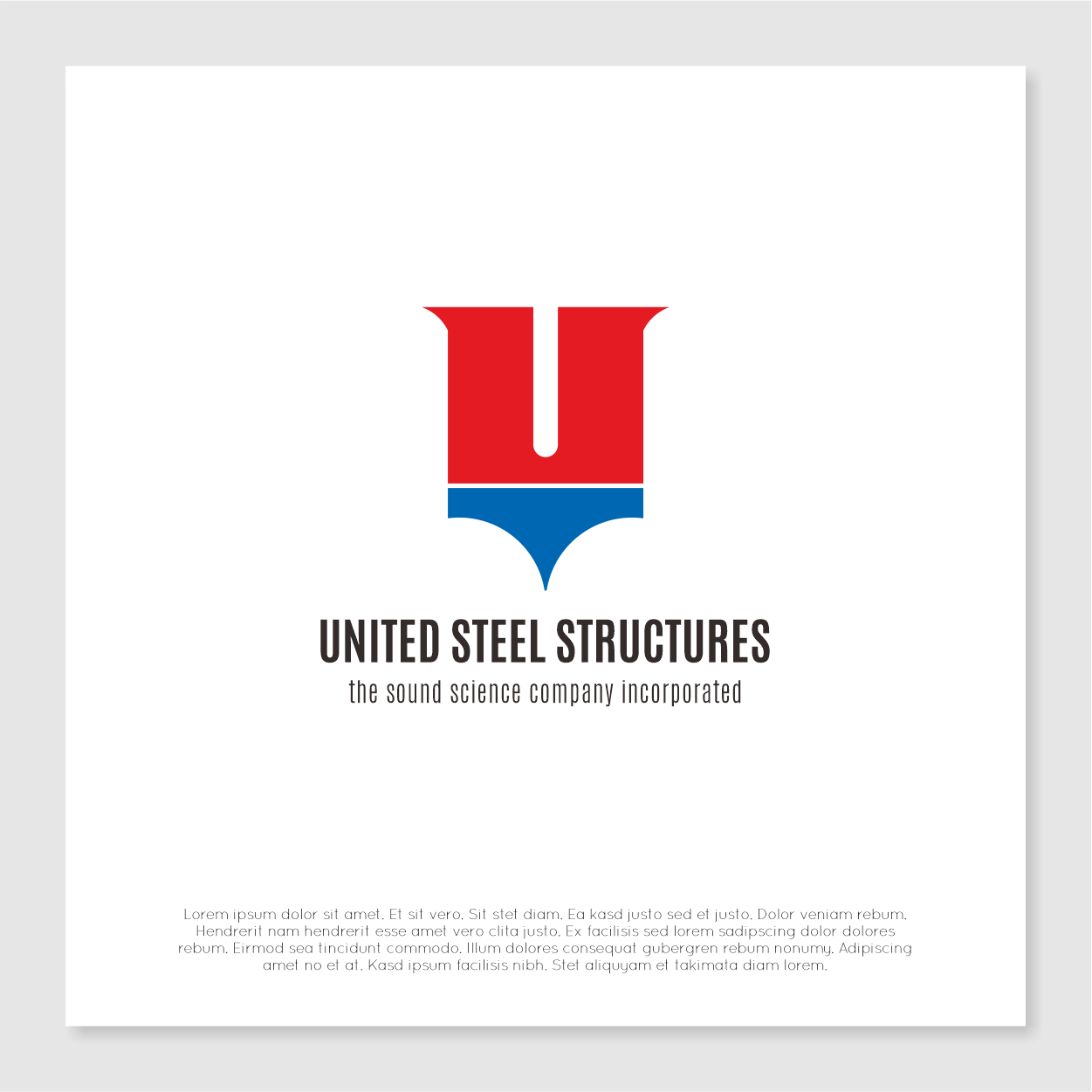 Logo Design by A'design for United Steel Structures, Inc.  | Design #37267944