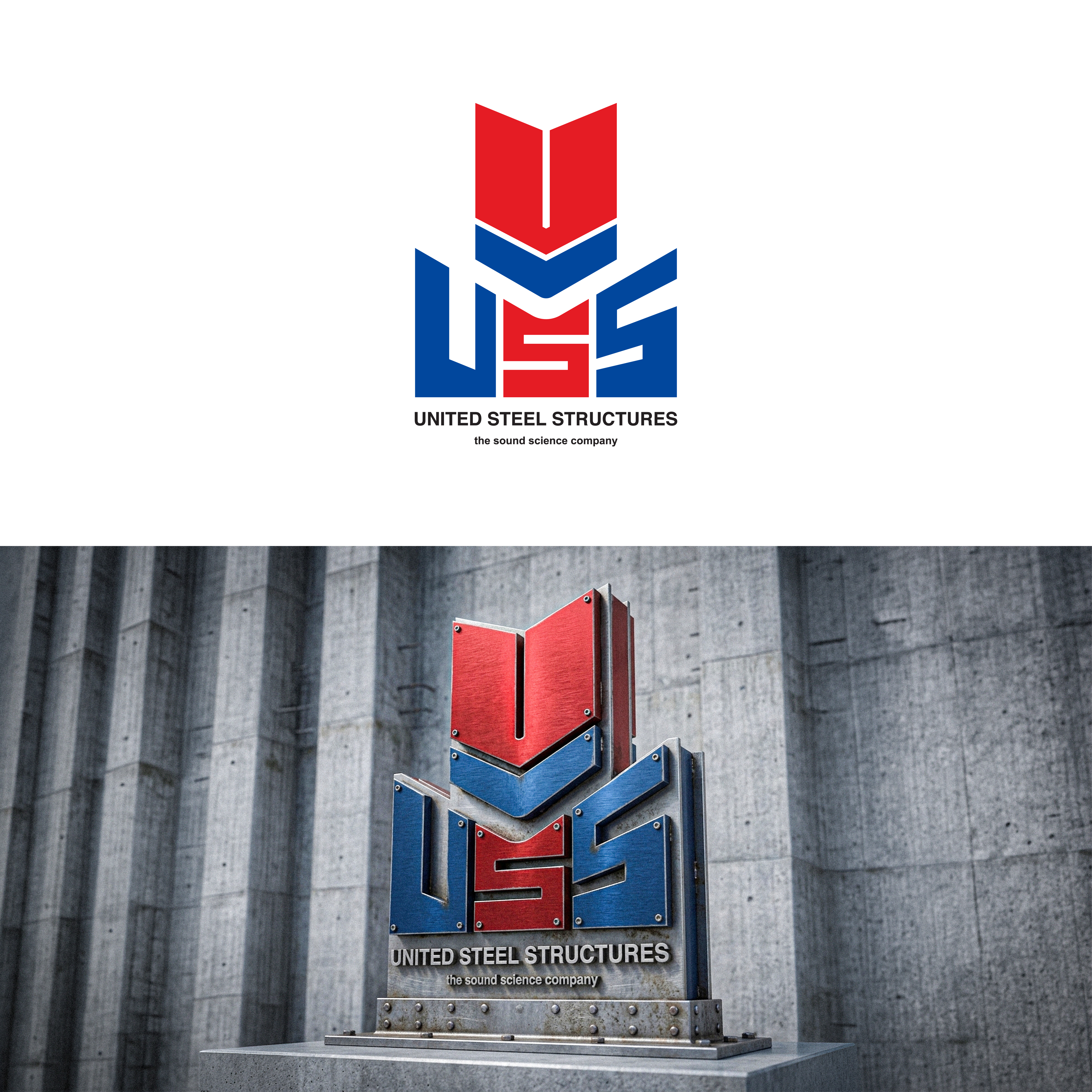 Logo Design by Merin gopi for United Steel Structures, Inc.  | Design #37344979