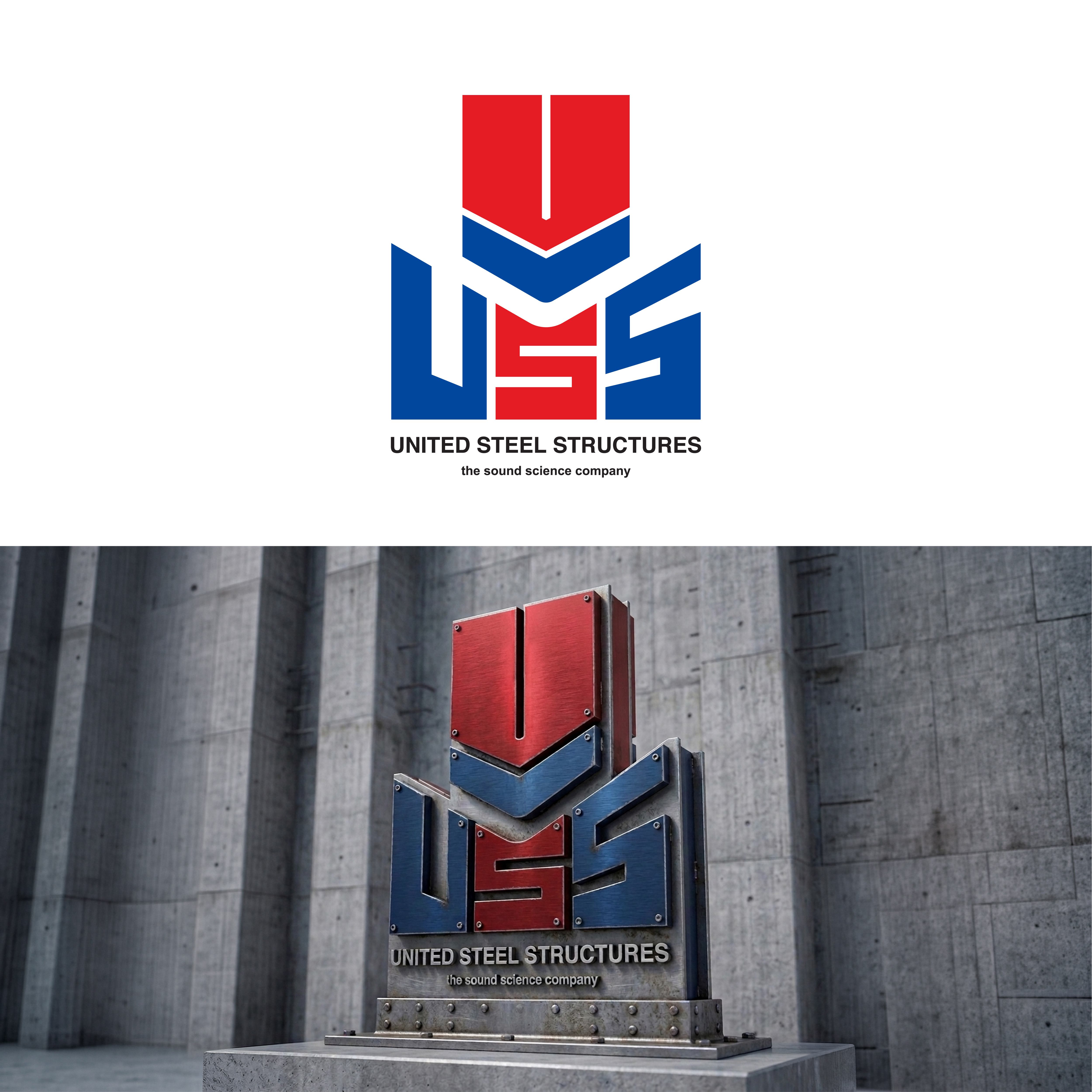 Logo Design by Merin gopi for United Steel Structures, Inc.  | Design #37347642