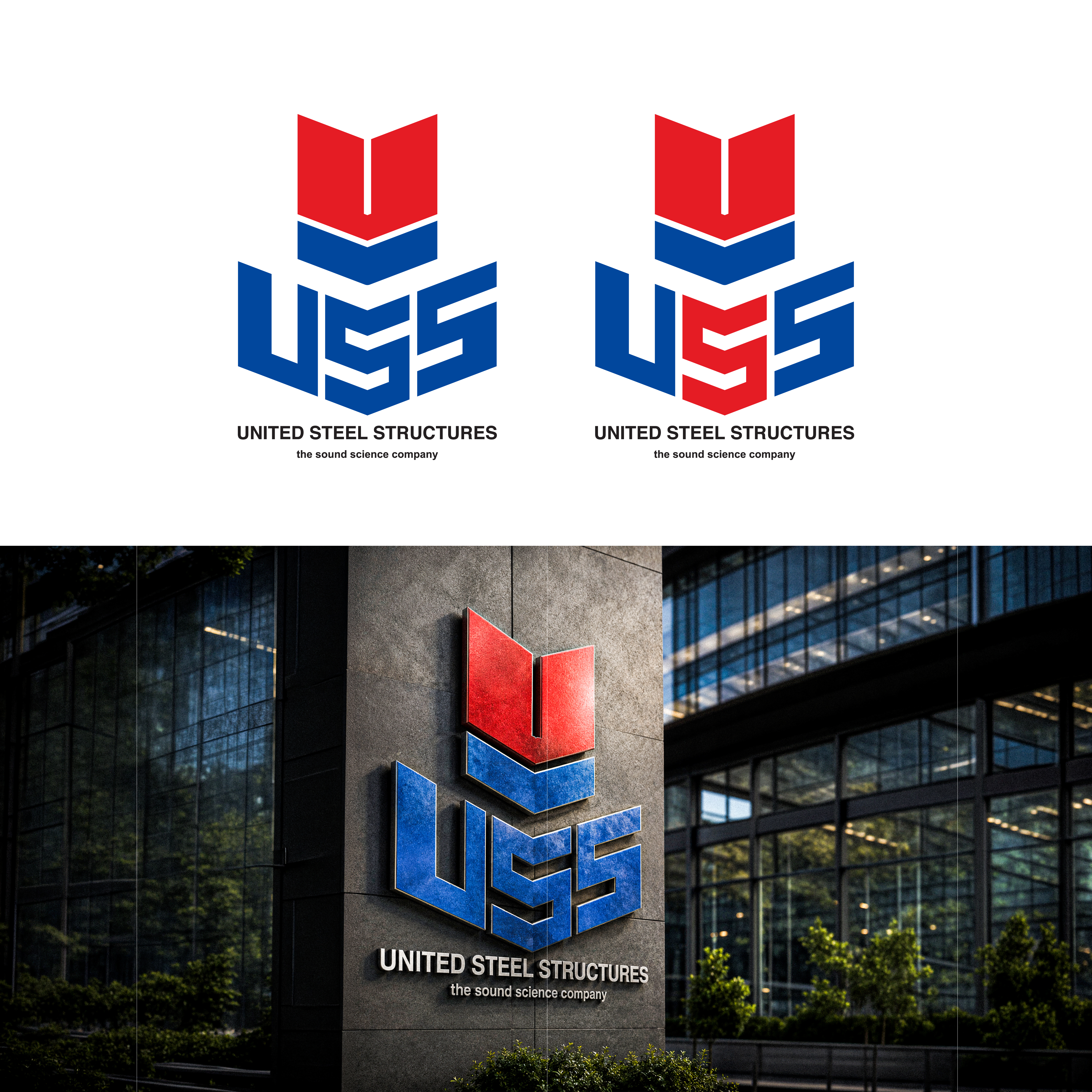 Logo Design by Merin gopi for United Steel Structures, Inc.  | Design #37348581