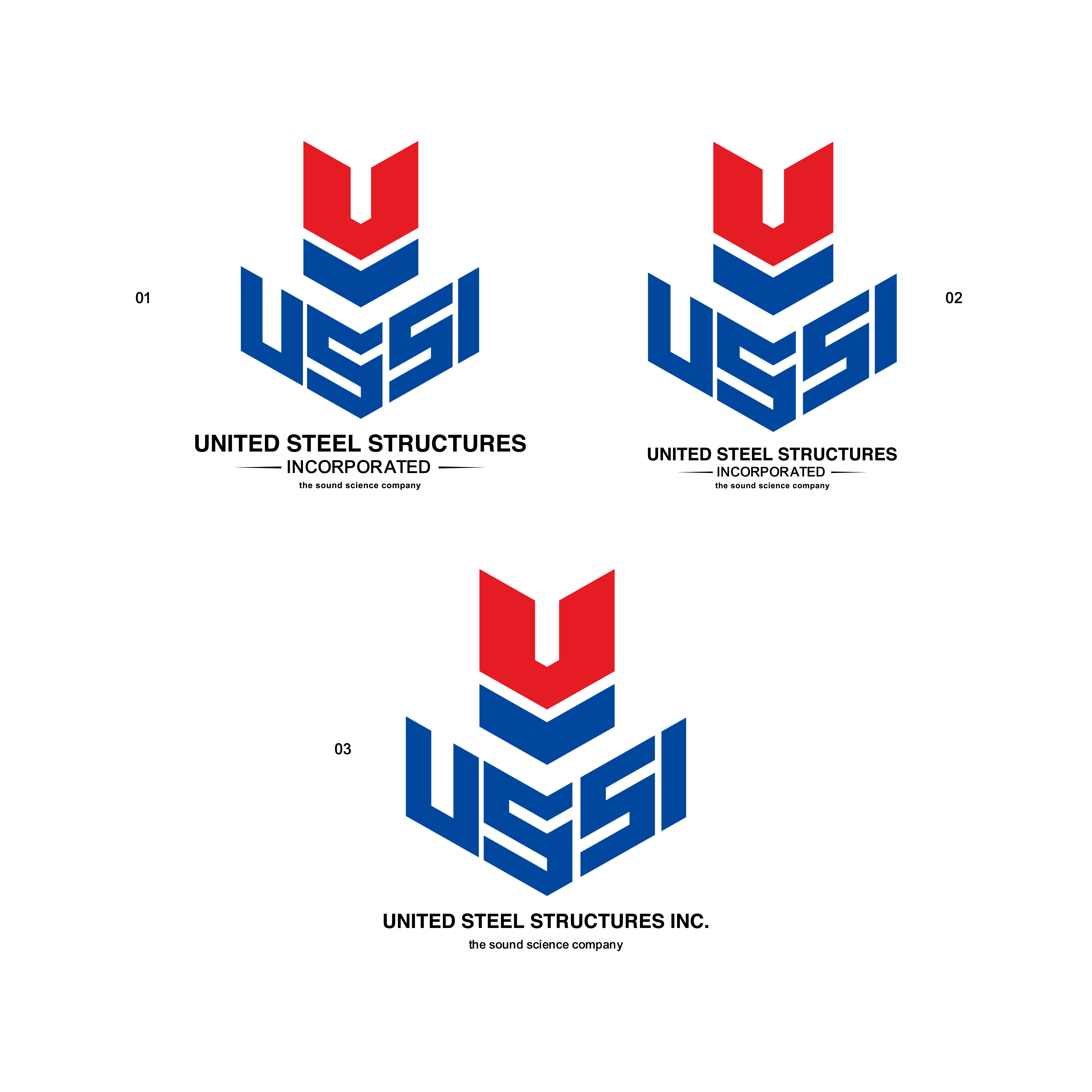Logo Design by Merin gopi for United Steel Structures, Inc.  | Design #37350880