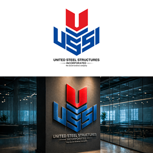 Logo Design by Merin gopi for United Steel Structures, Inc.  | Design: #37388259
