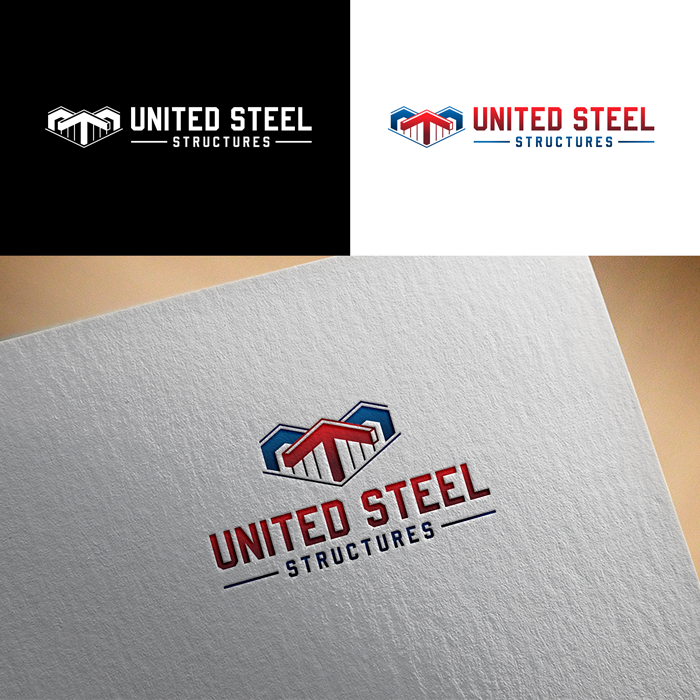 Logo Design by RA-bica for United Steel Structures, Inc.  | Design #37272200