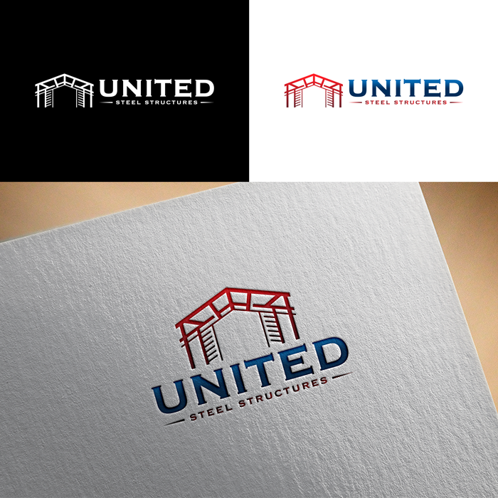 Logo Design by RA-bica for United Steel Structures, Inc.  | Design #37272203