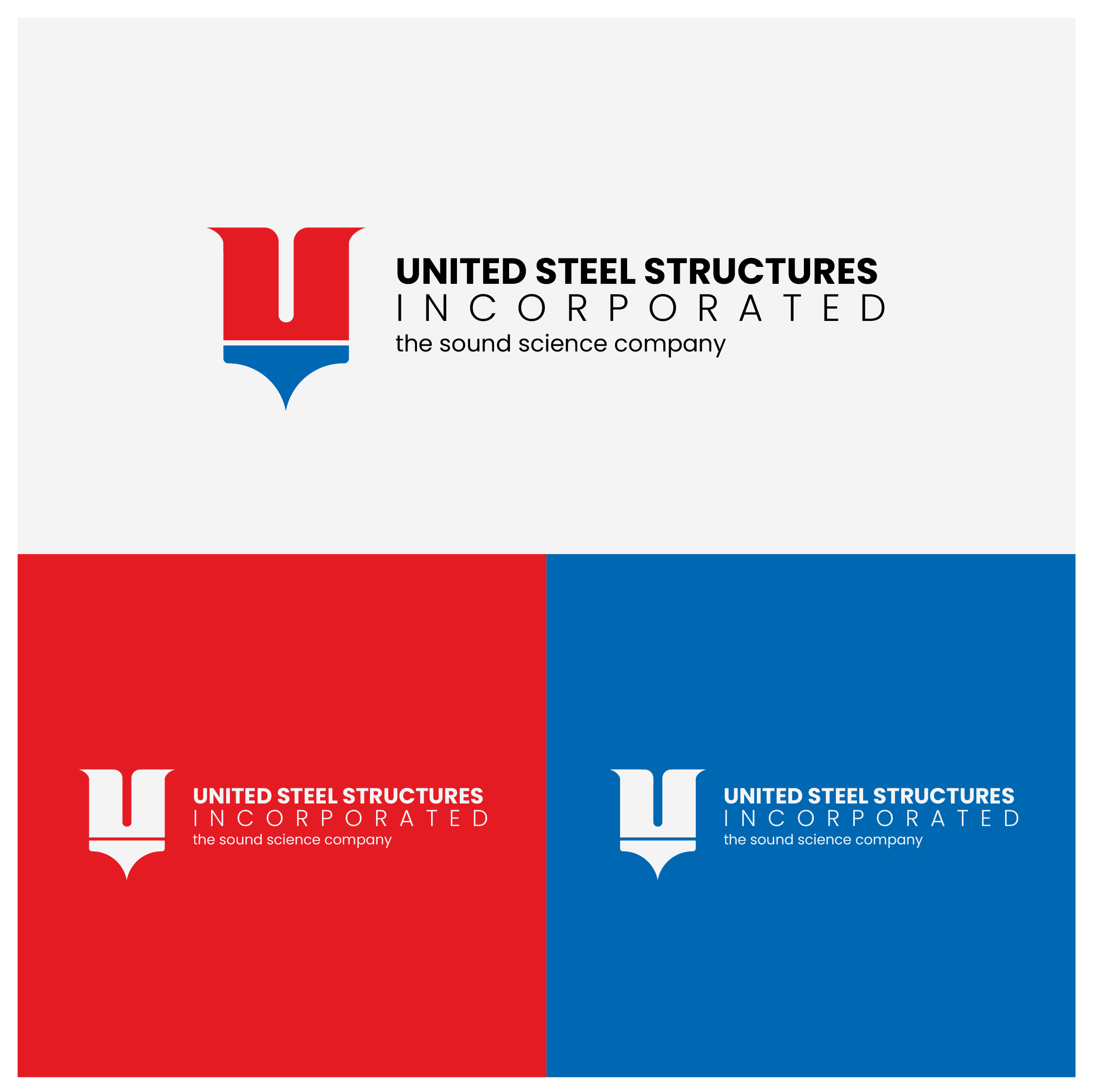 Logo Design by Sika Creations for United Steel Structures, Inc.  | Design #37268269