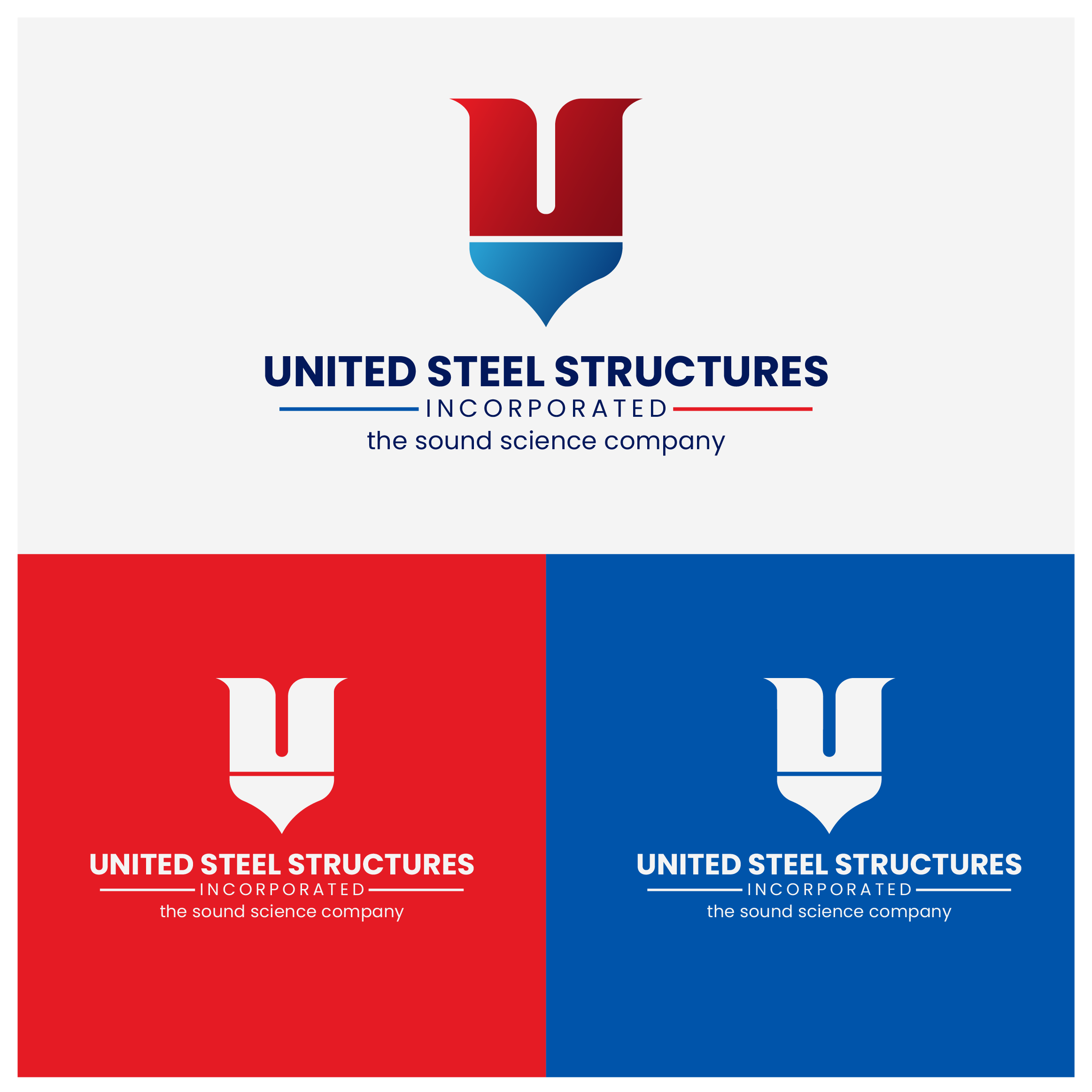 Logo Design by Sika Creations for United Steel Structures, Inc.  | Design #37268399
