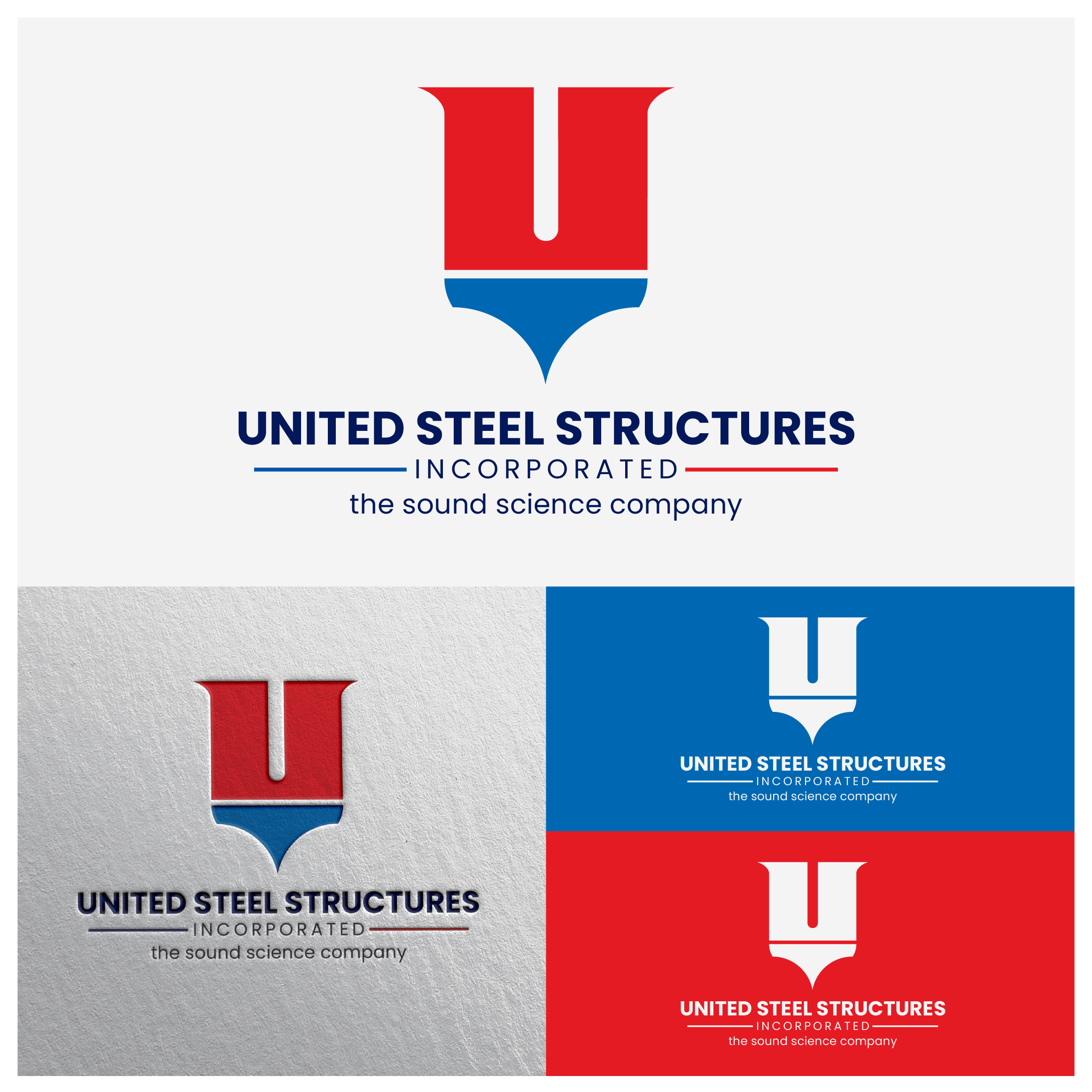 Logo Design by Sika Creations for United Steel Structures, Inc.  | Design #37286633