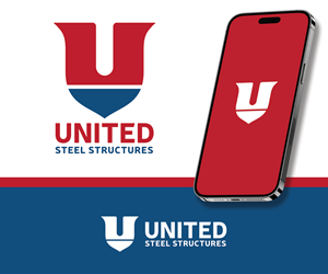 Logo Design by Cavender Studio for United Steel Structures, Inc.  | Design: #37269255