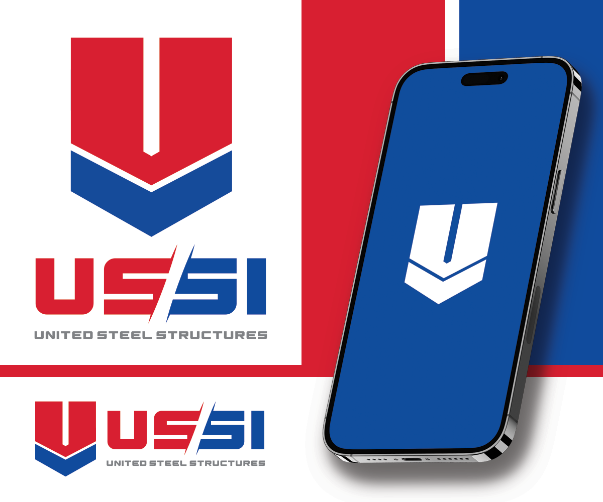 Logo Design by Cavender Studio for United Steel Structures, Inc.  | Design #37349619