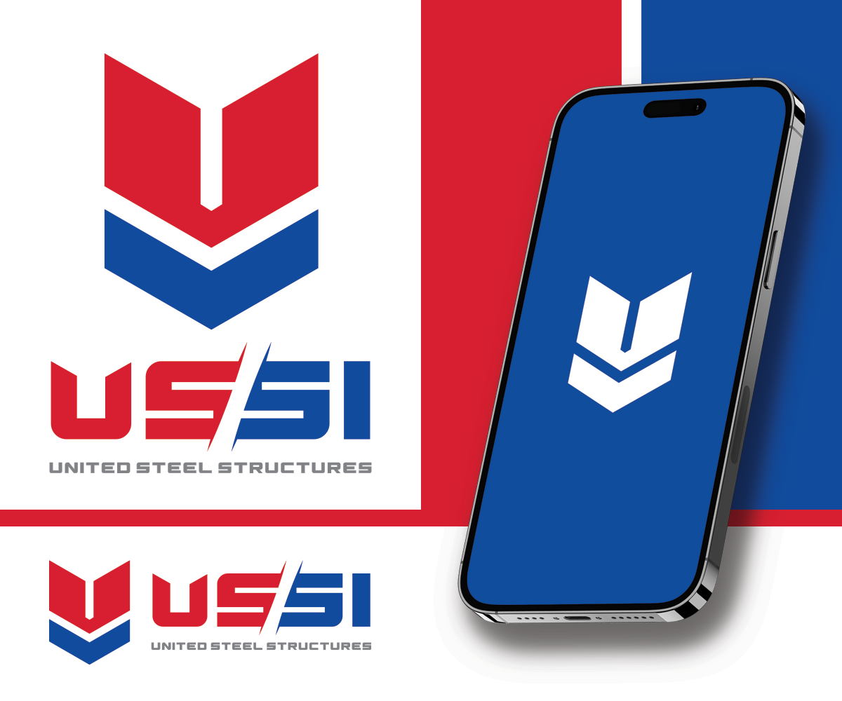 Logo Design by Cavender Studio for United Steel Structures, Inc.  | Design #37349620