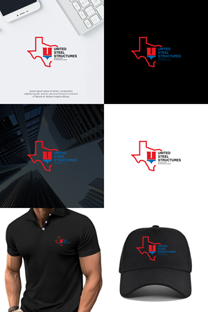 Logo Design by MK_STD for United Steel Structures, Inc.  | Design: #37291615