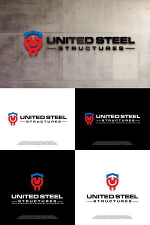 Logo Design by izdihaar studio for United Steel Structures, Inc.  | Design: #37274473
