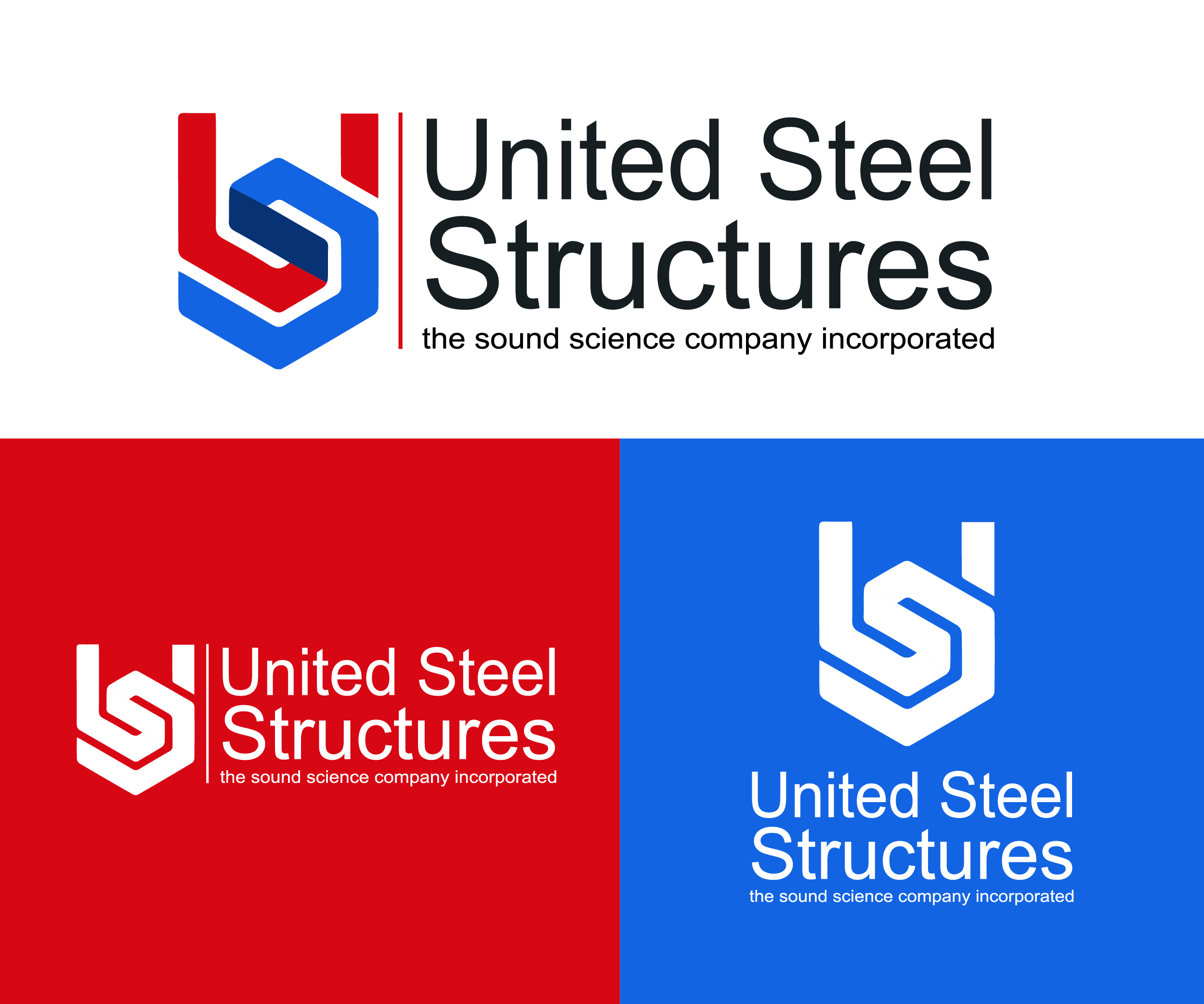 Logo Design by Oualid_Art for United Steel Structures, Inc.  | Design #37273998
