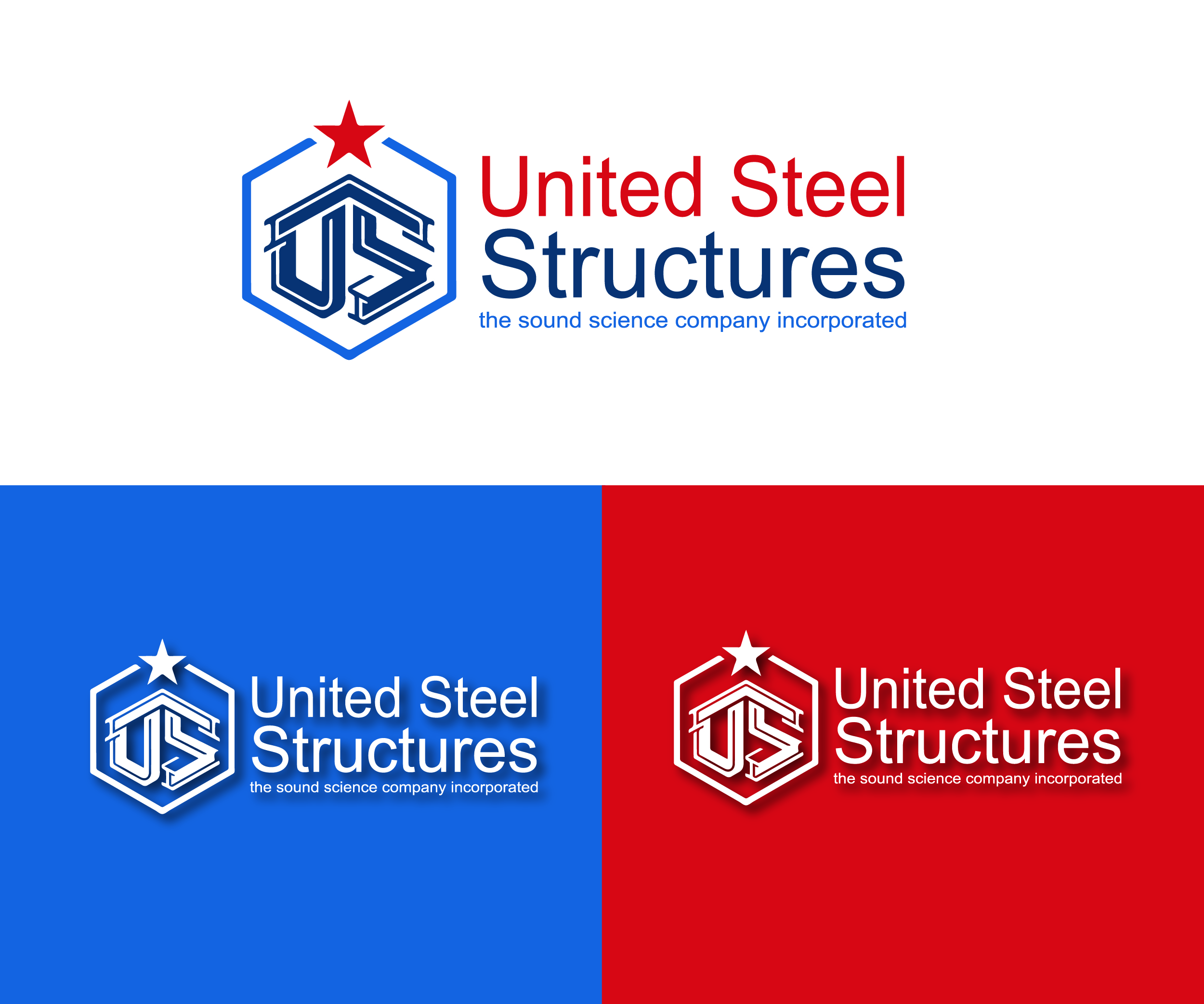 Logo Design by Oualid_Art for United Steel Structures, Inc.  | Design #37276617