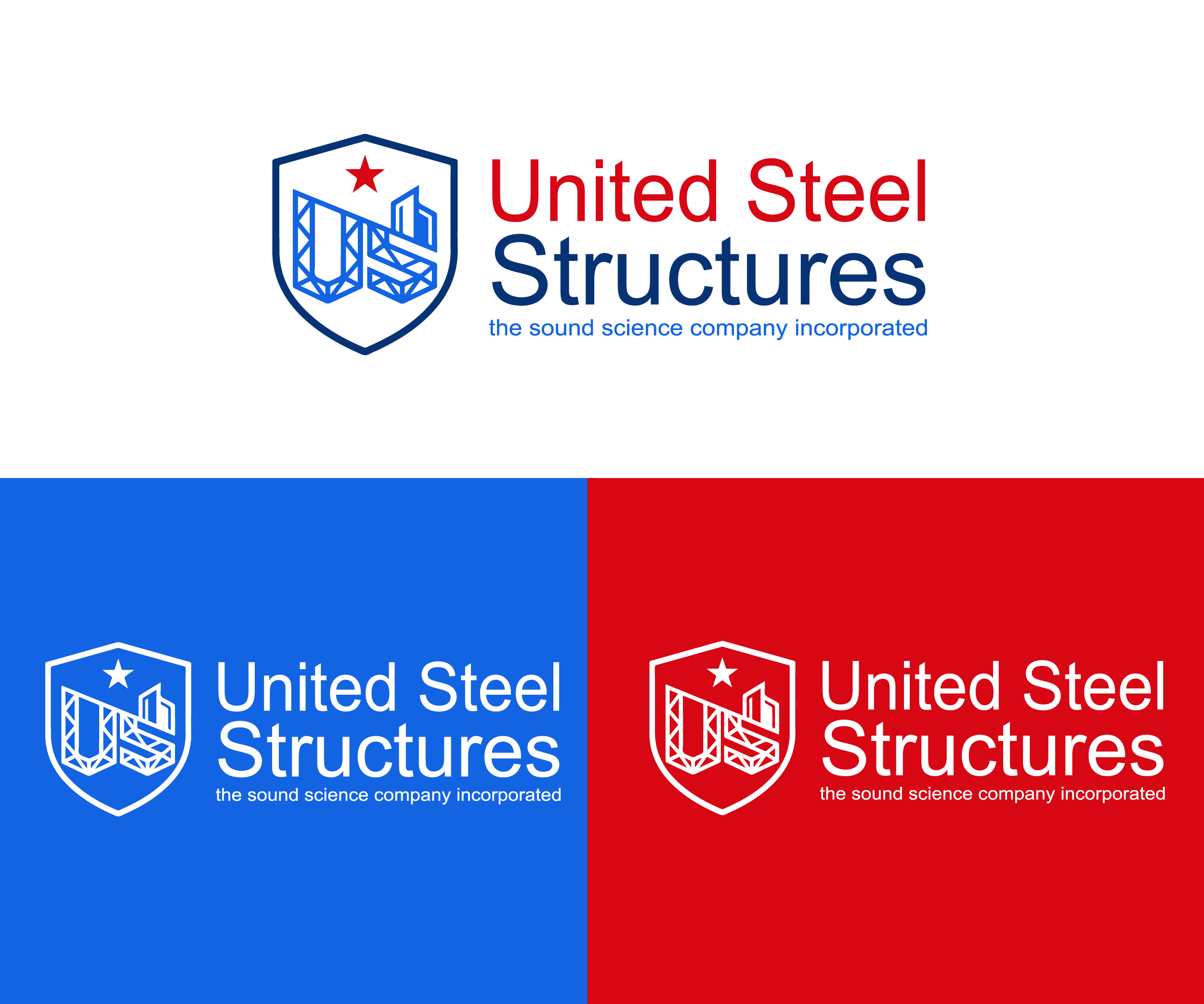 Logo Design by Oualid_Art for United Steel Structures, Inc.  | Design #37276618