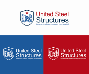 Logo Design by Oualid_Art for United Steel Structures, Inc.  | Design: #37276618