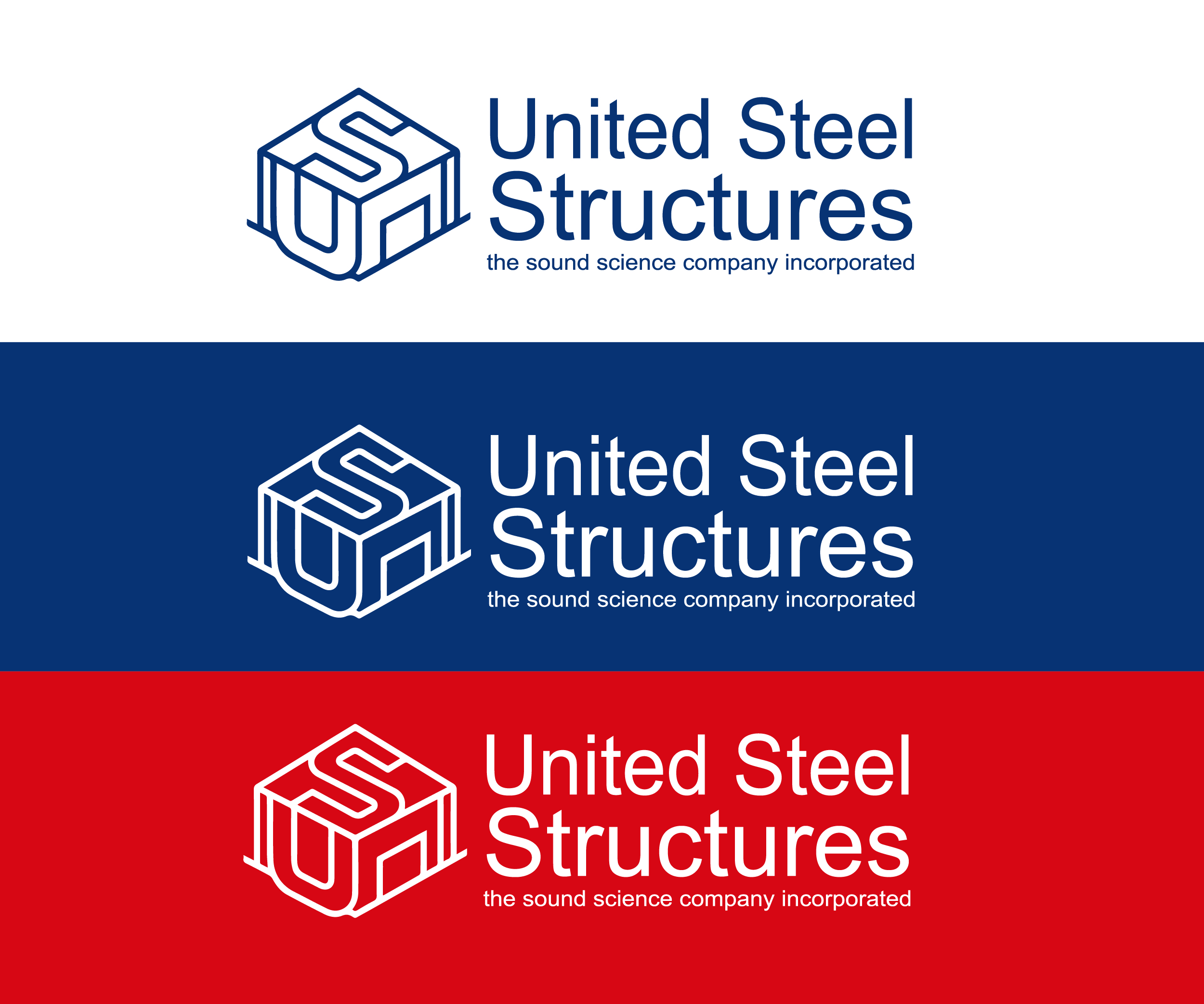 Logo Design by Oualid_Art for United Steel Structures, Inc.  | Design #37282387