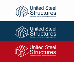 Logo Design by Oualid_Art for United Steel Structures, Inc.  | Design: #37282387