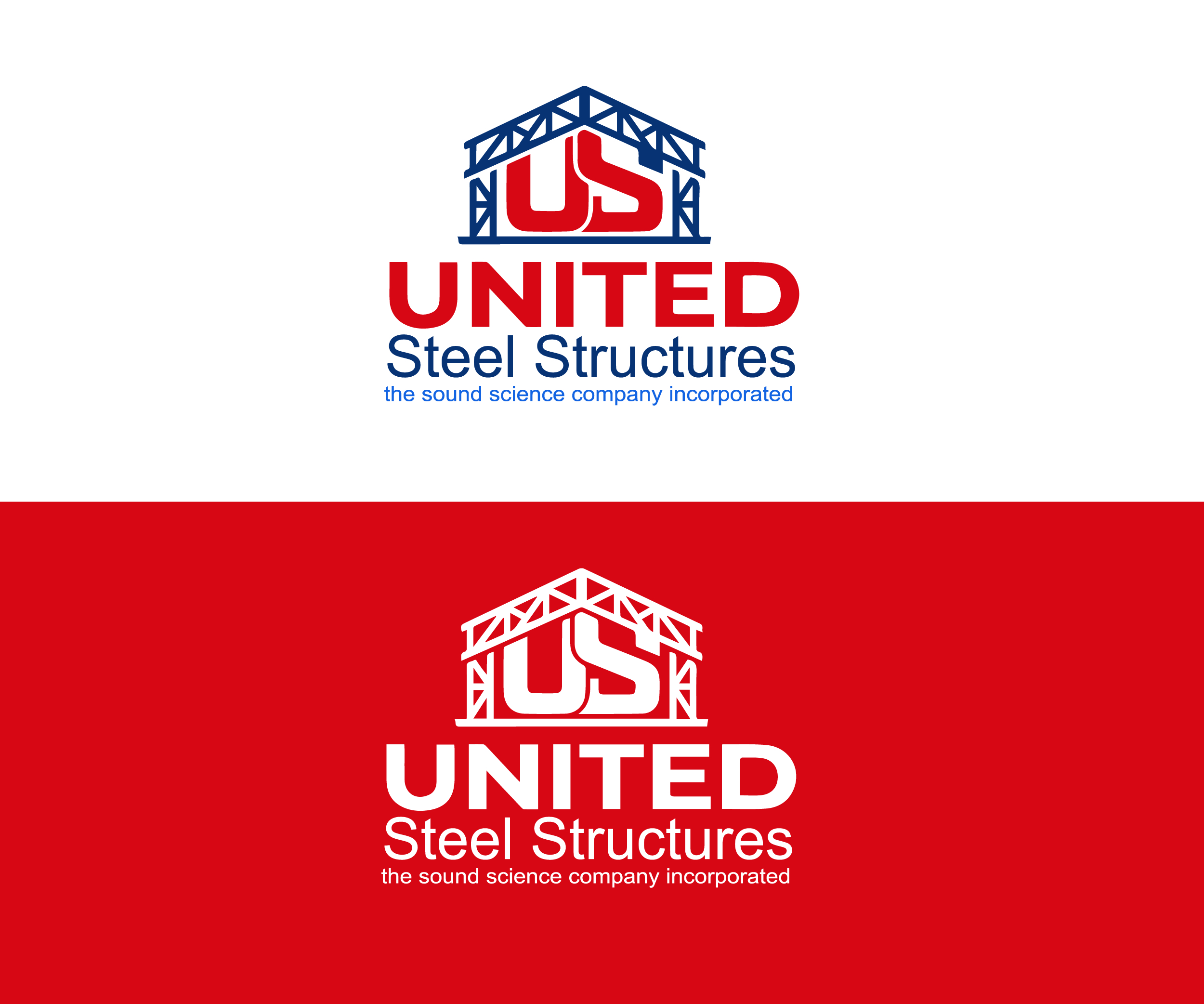 Logo Design by Oualid_Art for United Steel Structures, Inc.  | Design #37282388