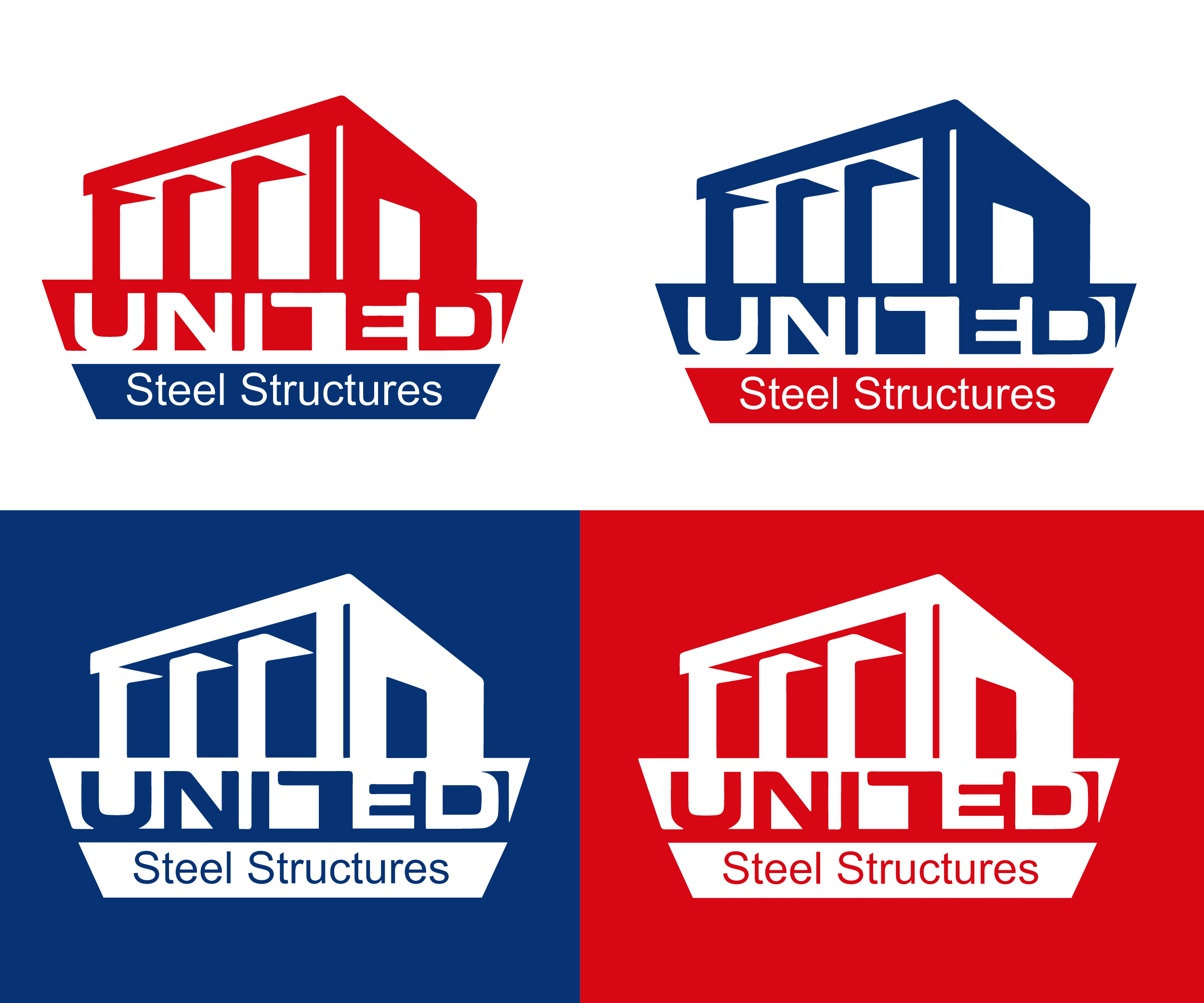 Logo Design by Oualid_Art for United Steel Structures, Inc.  | Design #37282859