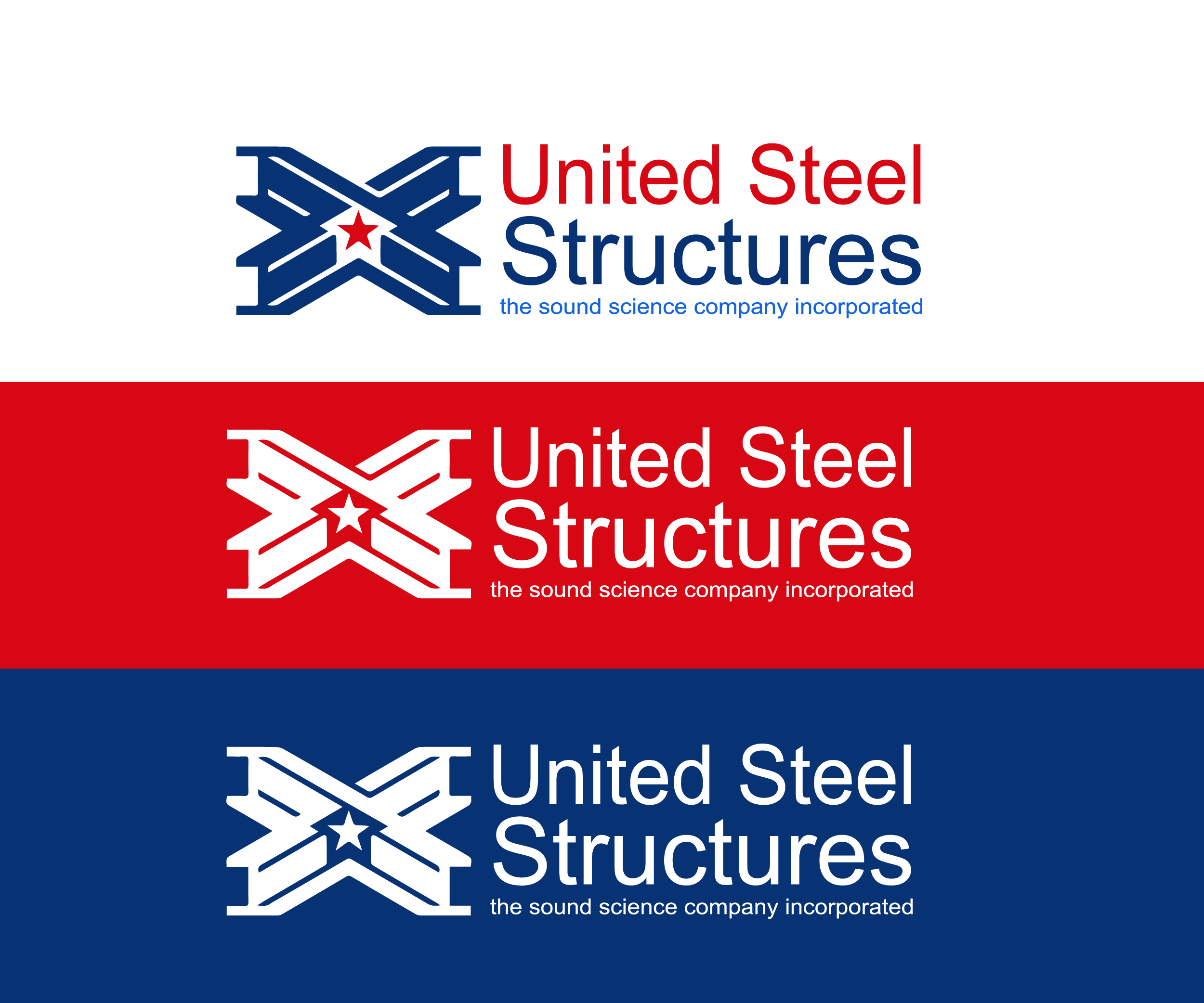 Logo Design by Oualid_Art for United Steel Structures, Inc.  | Design #37282860