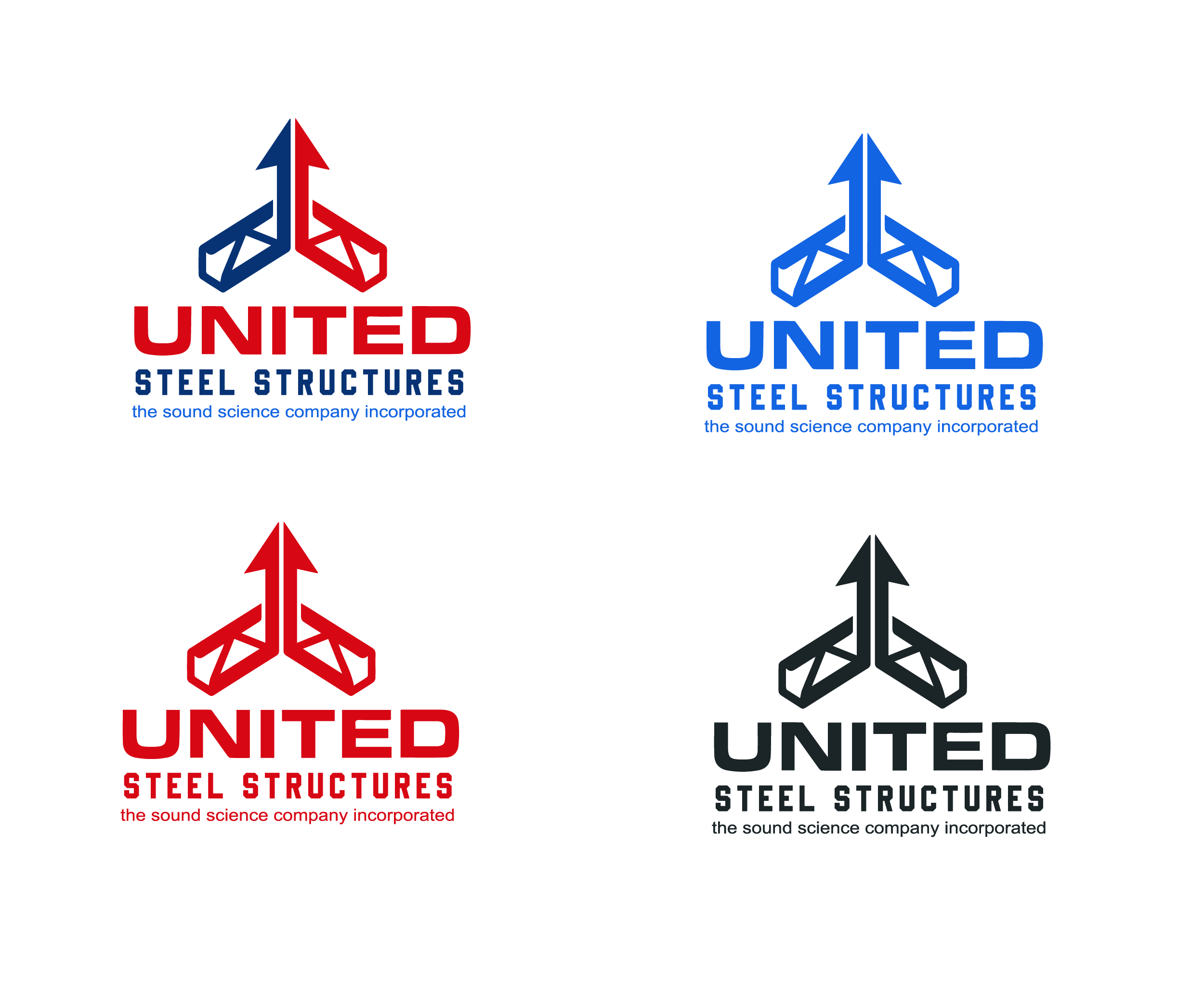 Logo Design by Oualid_Art for United Steel Structures, Inc.  | Design #37283360