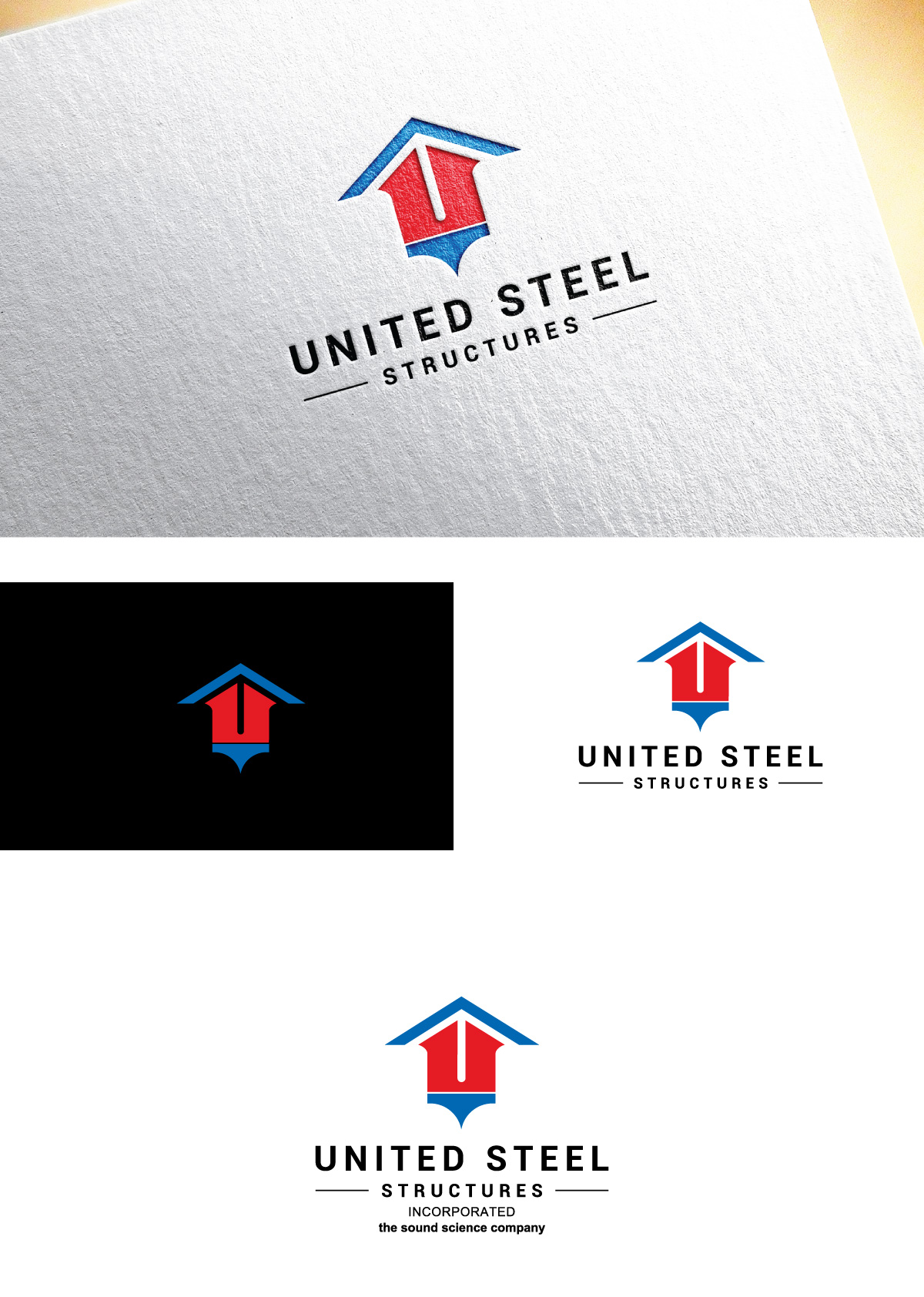 Logo Design by WB NAG for United Steel Structures, Inc.  | Design #37267475